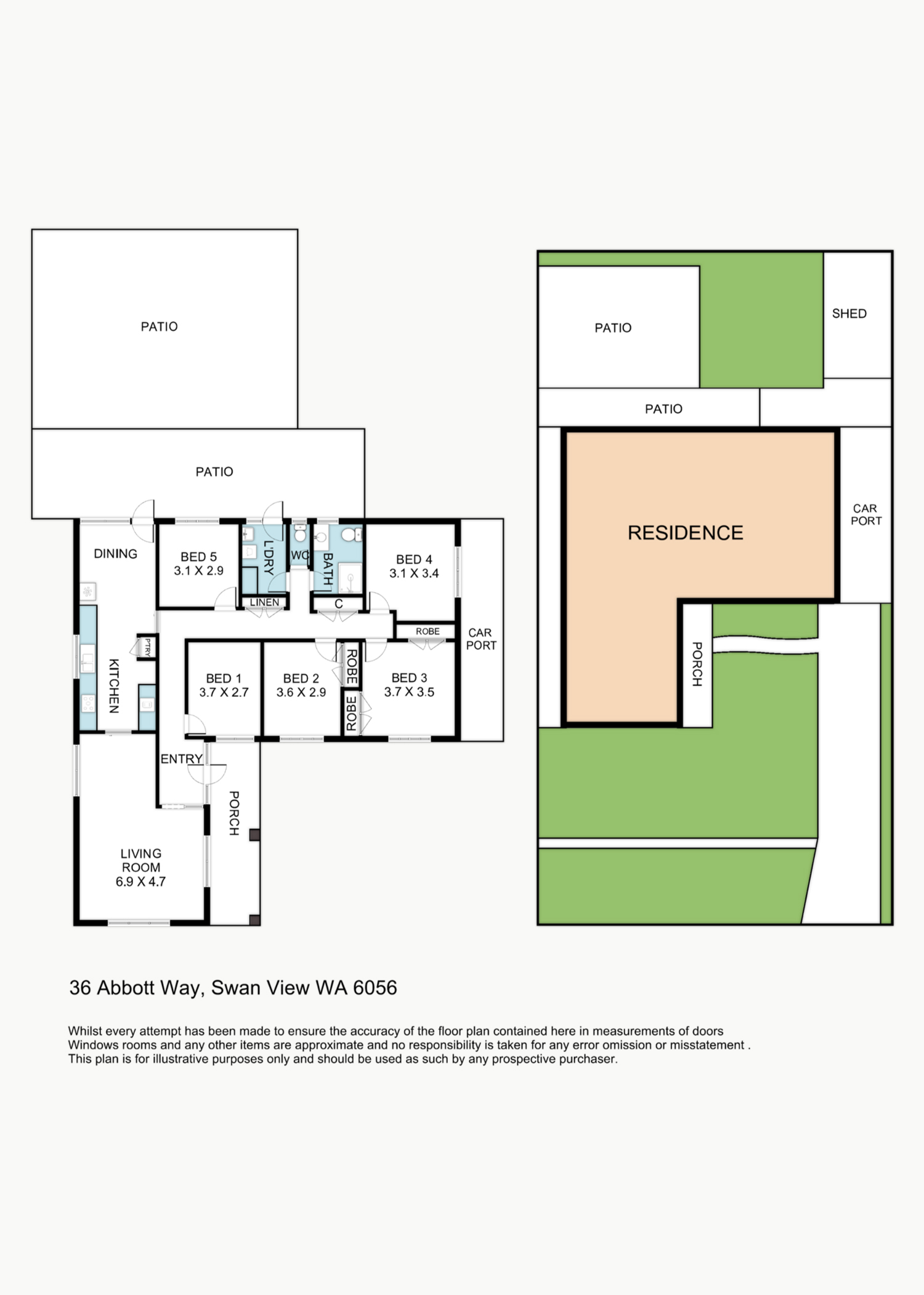 5-bedroom house at 36 ABBOTT WAY, Swan View WA 6056, Mundaring, Western Australia