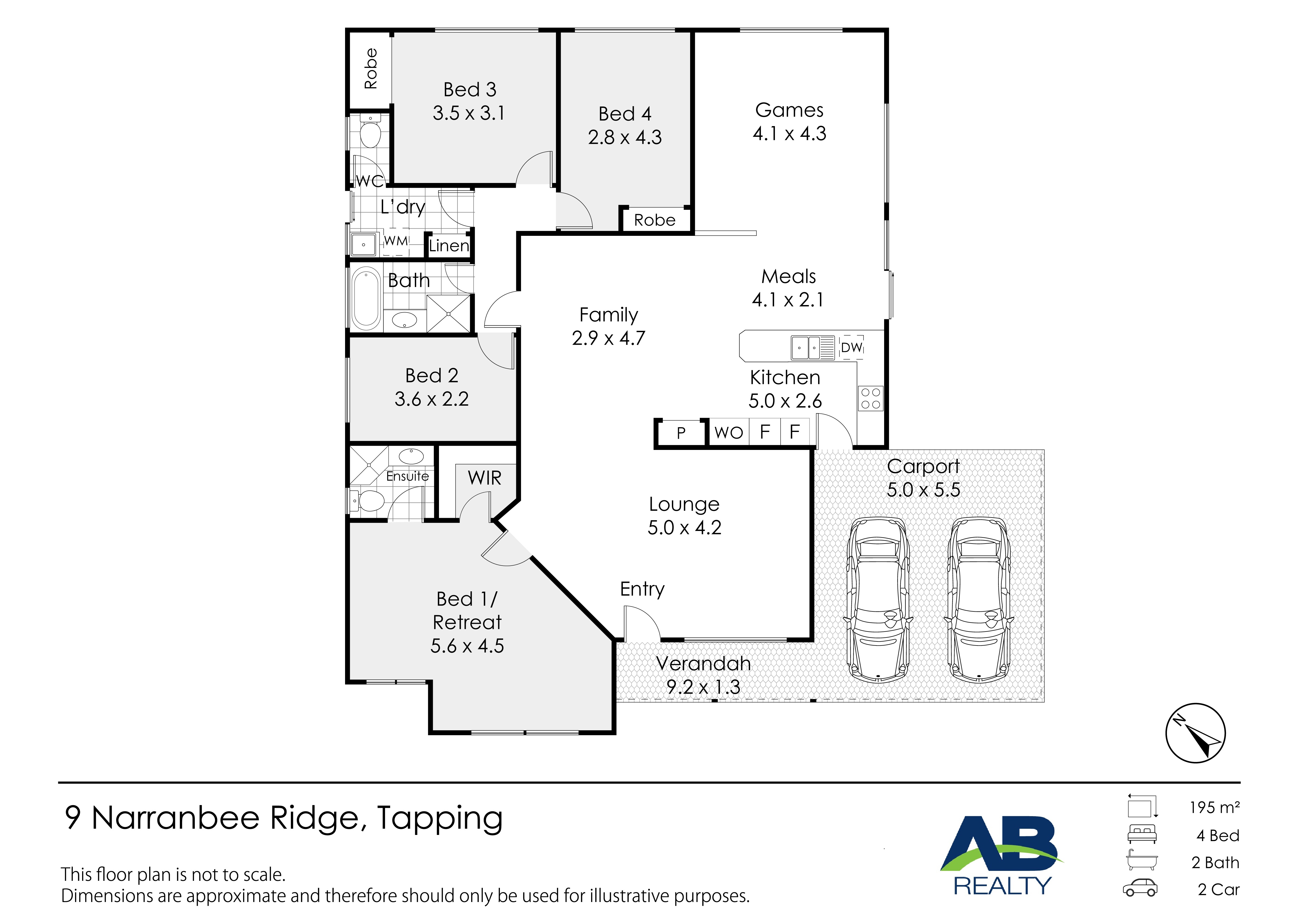 4-bedroom house at 9 Narranbee Ridge, Tapping, WA 6065, Wanneroo, Western Australia
