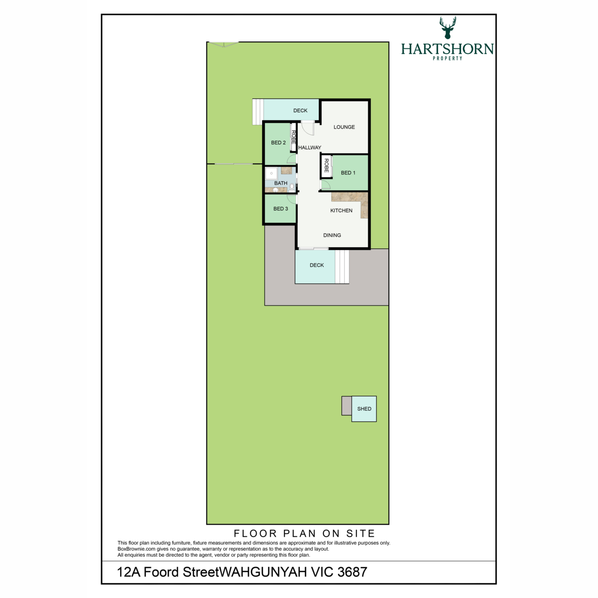 3-bedroom house at 12A Foord Street, Wahgunyah, VIC 3687, Indigo, Victoria