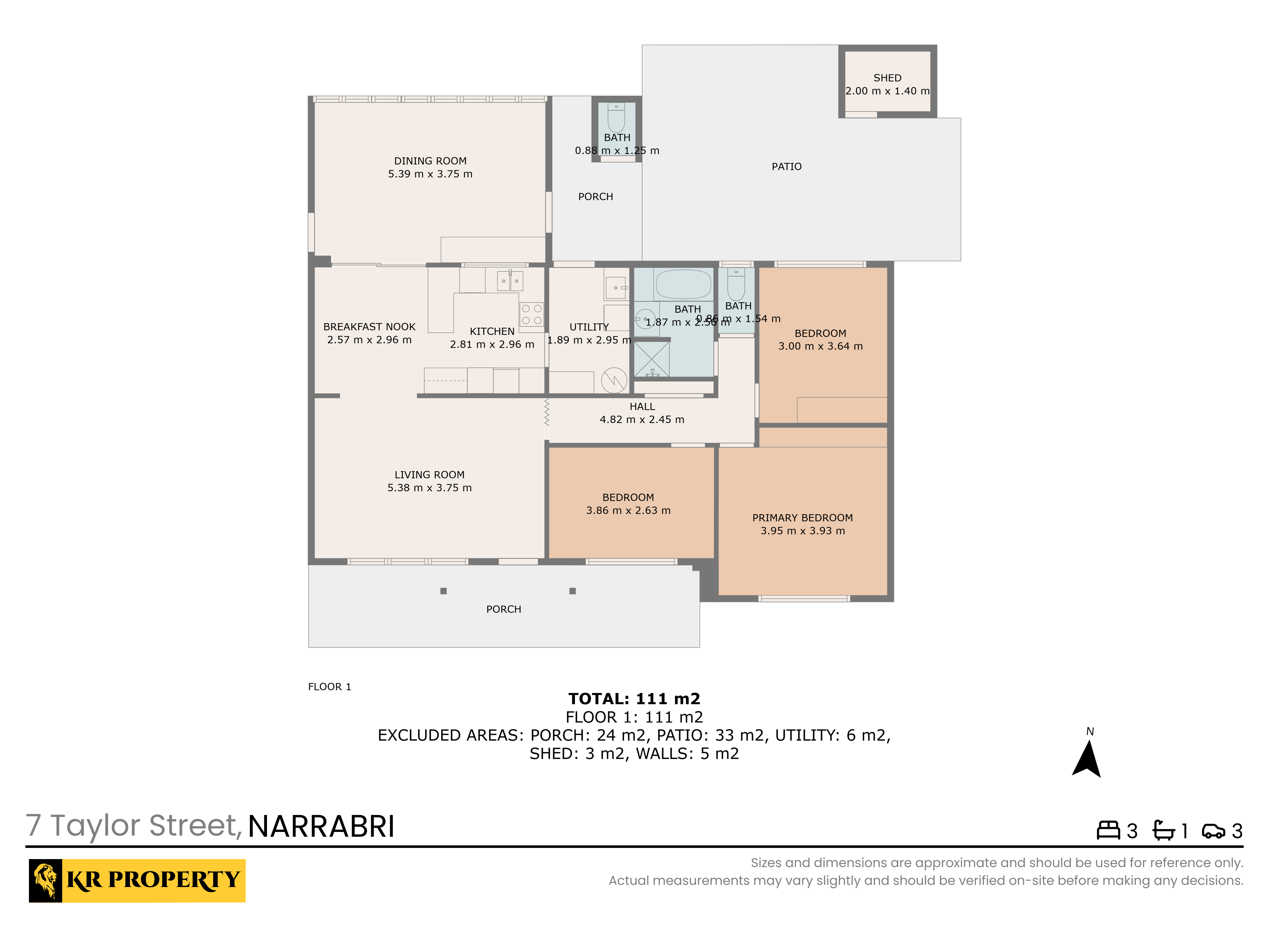 3-bedroom house at 7 Taylor Street, Narrabri, NSW 2390, Narrabri, New South Wales
