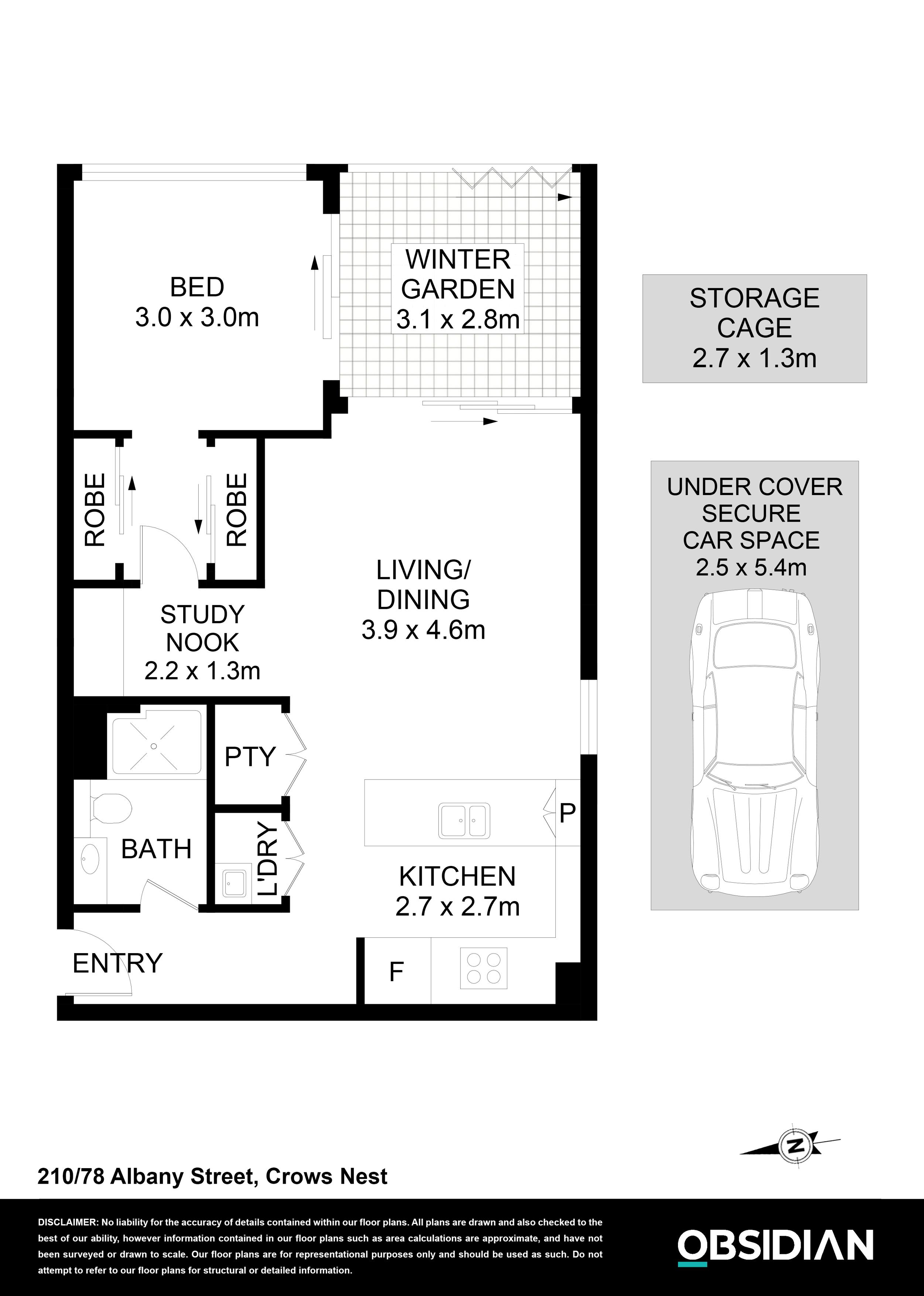 1-bedroom unit at 210/78A Albany Street, St Leonards, Nsw, 2065, Lane Cove, New South Wales
