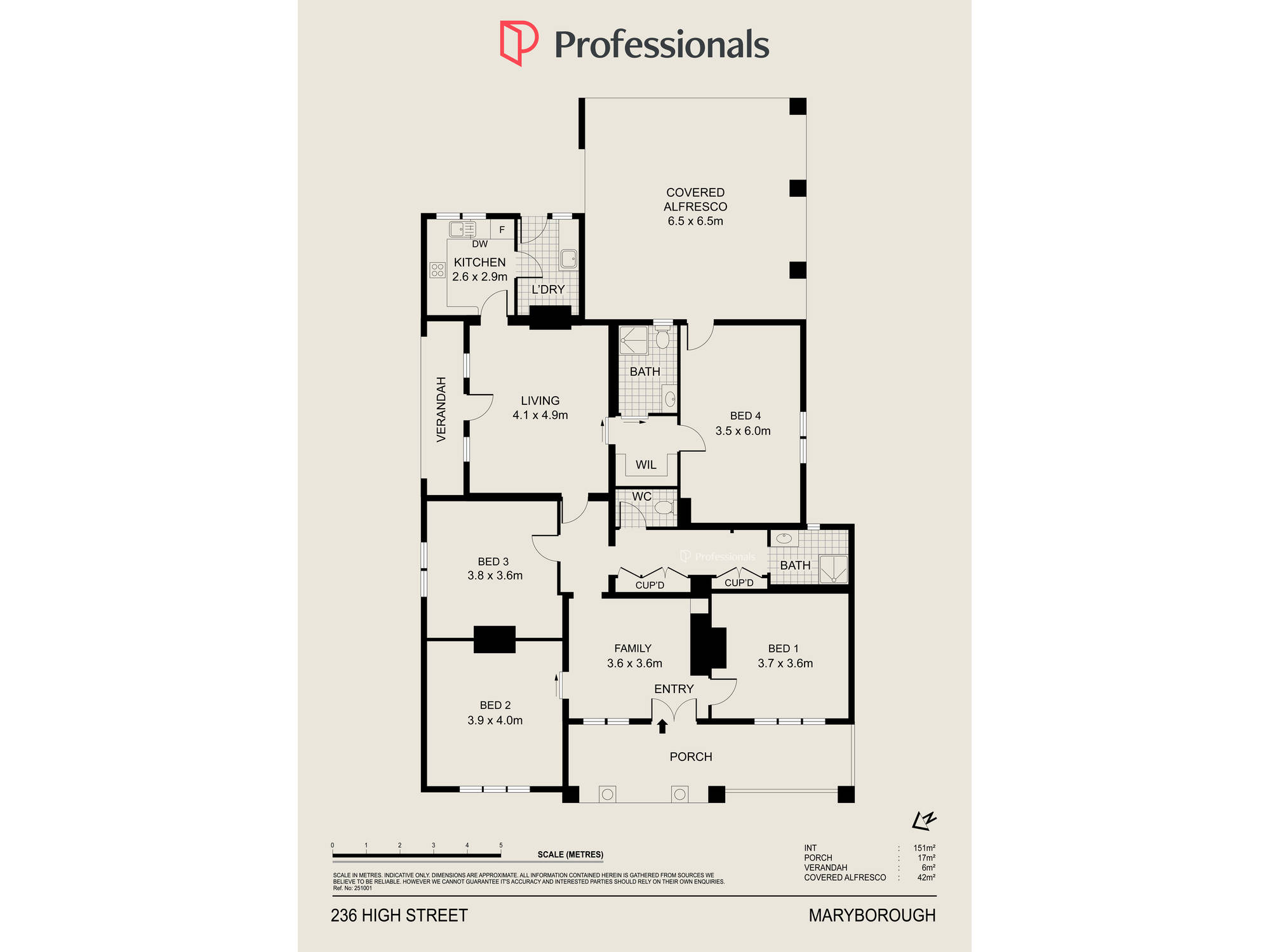 4-bedroom house at 236 High Street, Maryborough VIC 3465, Central Goldfields, Victoria