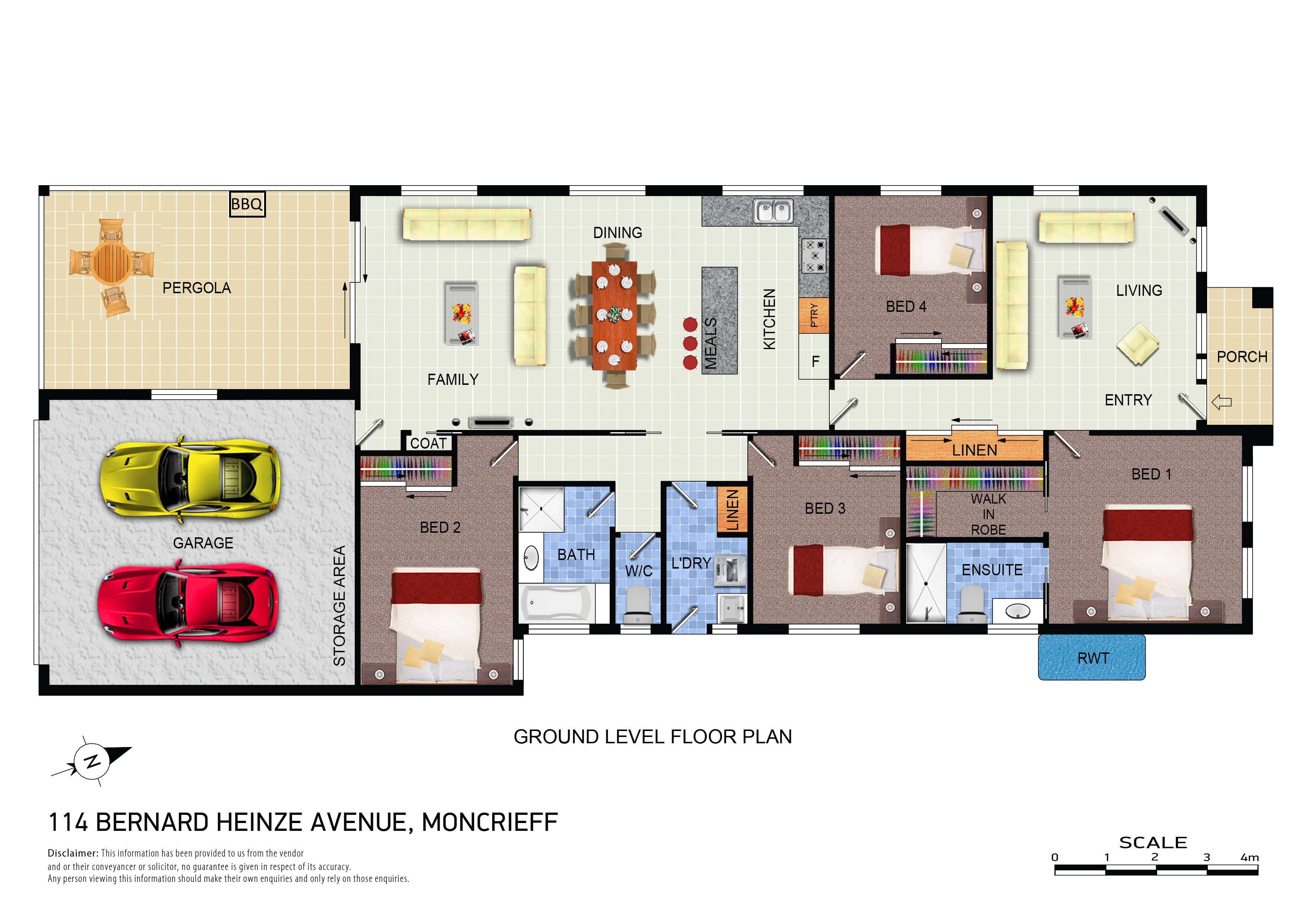 4-bedroom house at 114 BERNARD HEINZE AVENUE, Moncrieff ACT 2914, Unincorporated Act, Australian Capital Territory