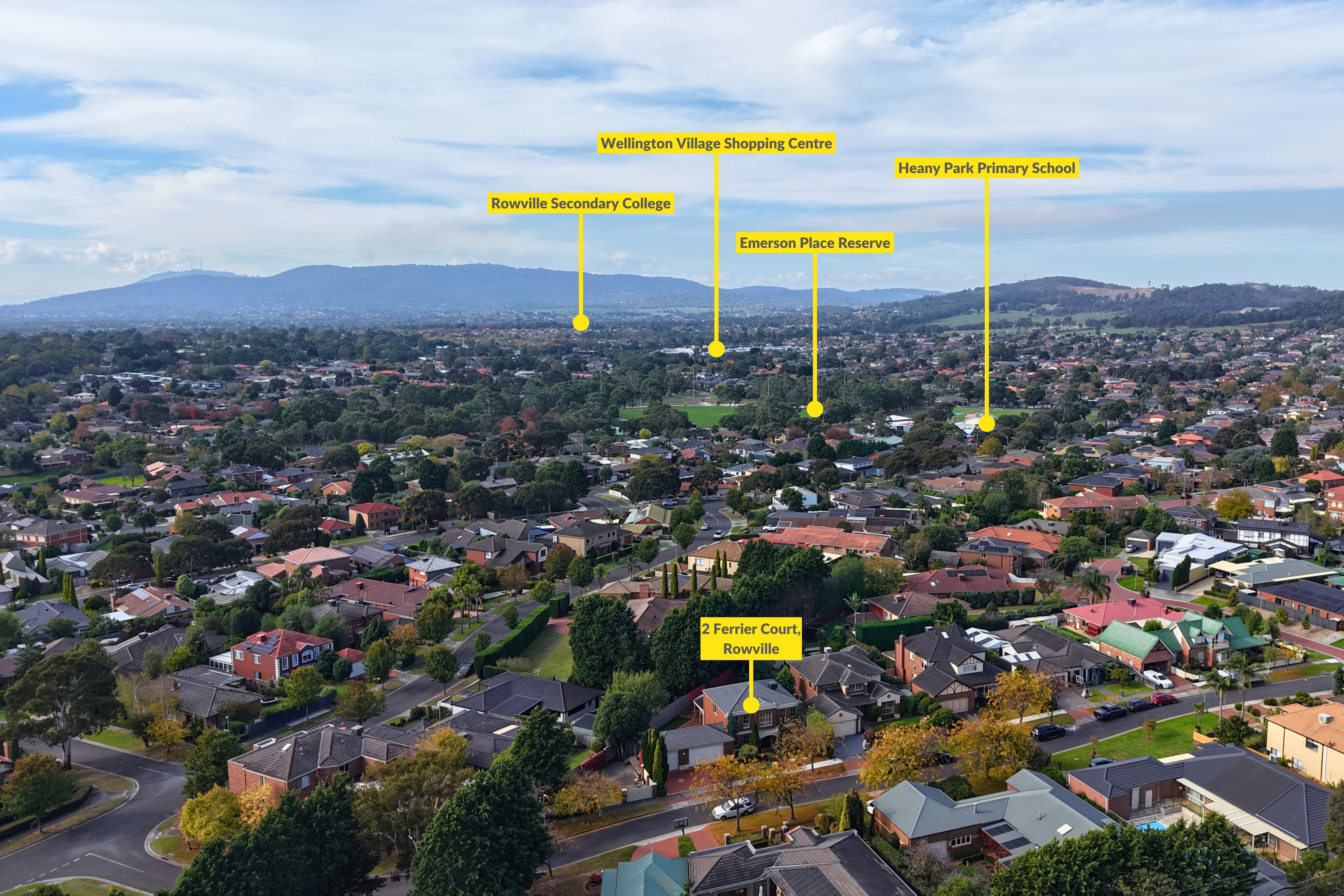 4-bedroom house at 2 FERRIER COURT, Rowville VIC 3178, Knox, Victoria