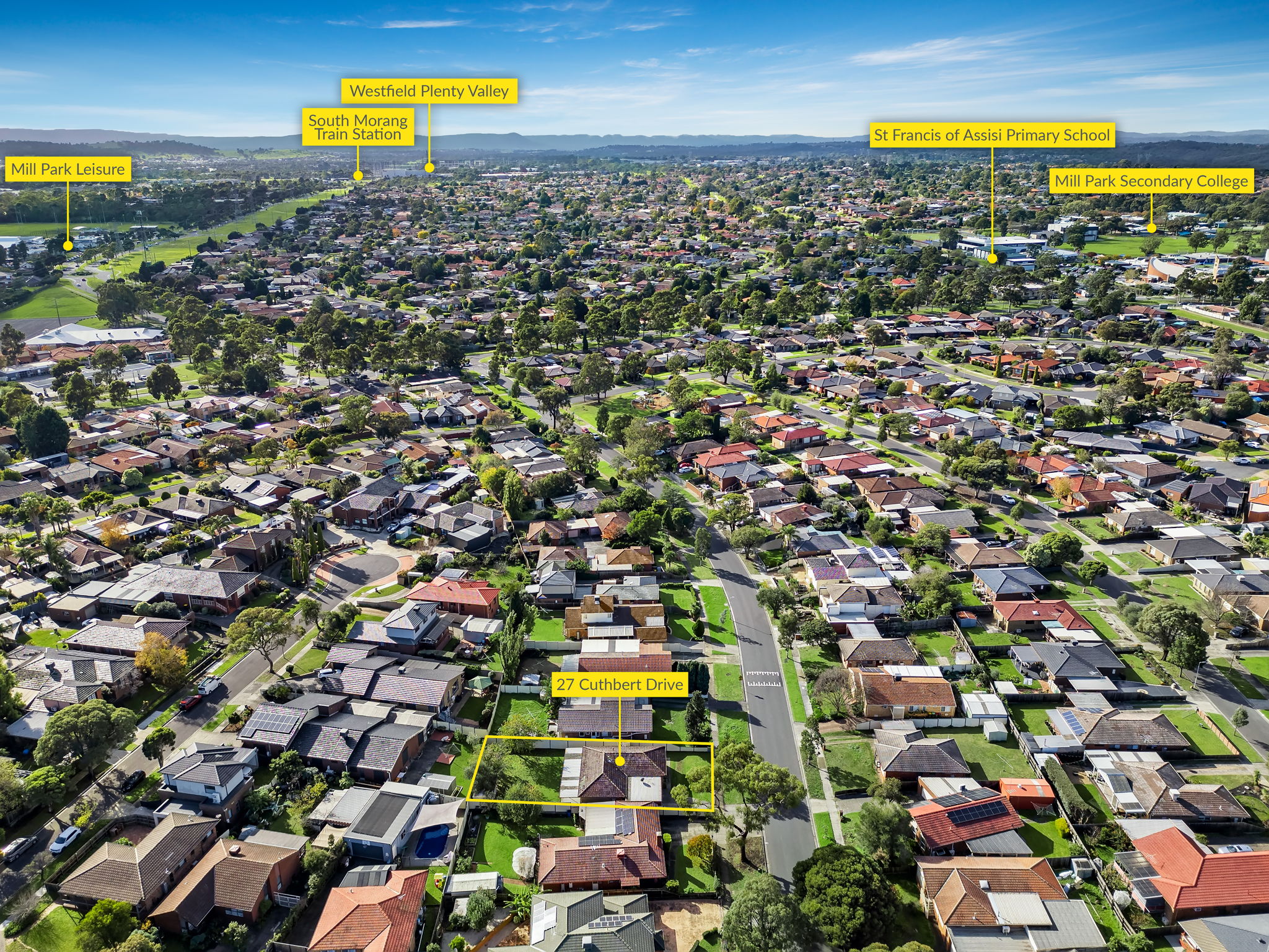 3-bedroom house at 27 Cuthbert Drive, Mill Park, VIC 3082, Whittlesea, Victoria