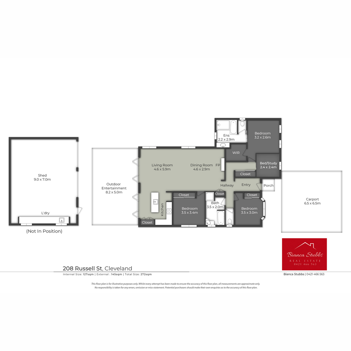 4-bedroom house at 208 Russell Street, Cleveland, QLD 4163, Redland, Queensland