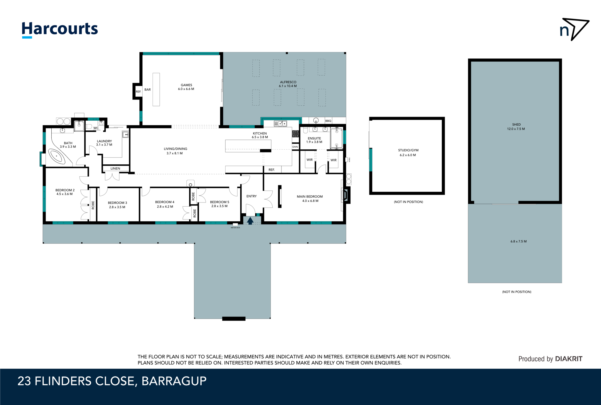 5-bedroom house at 23 Flinders Close, Barragup WA 6209, Murray, Western Australia