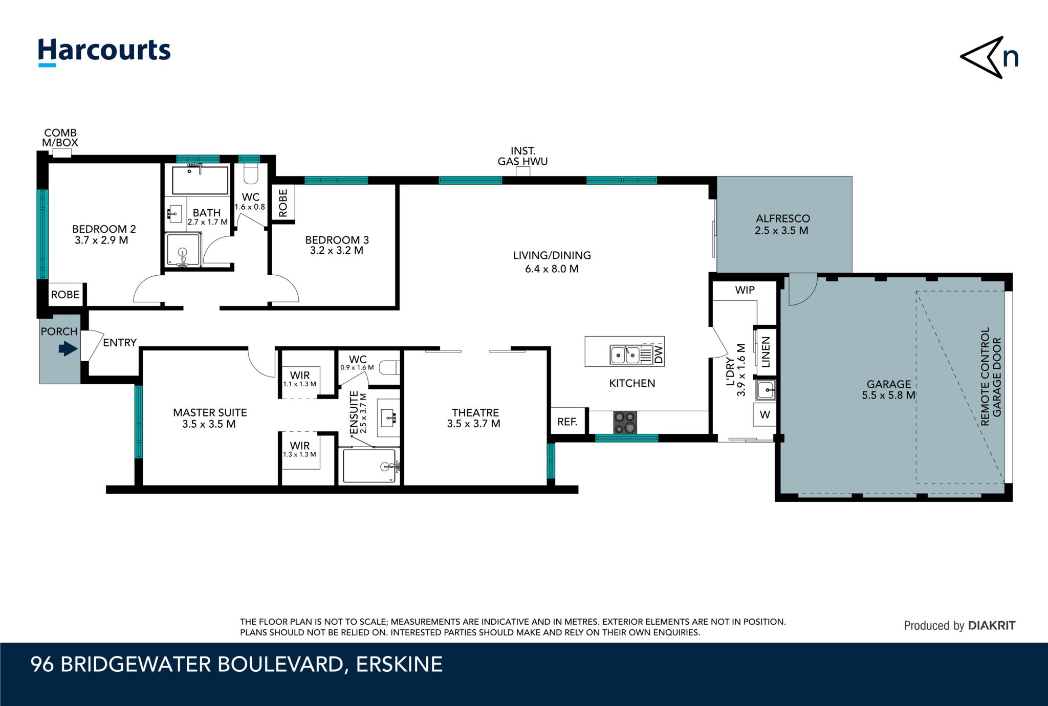 3-bedroom house at 96 BRIDGEWATER BOULEVARD, Erskine WA 6210, Mandurah, Western Australia