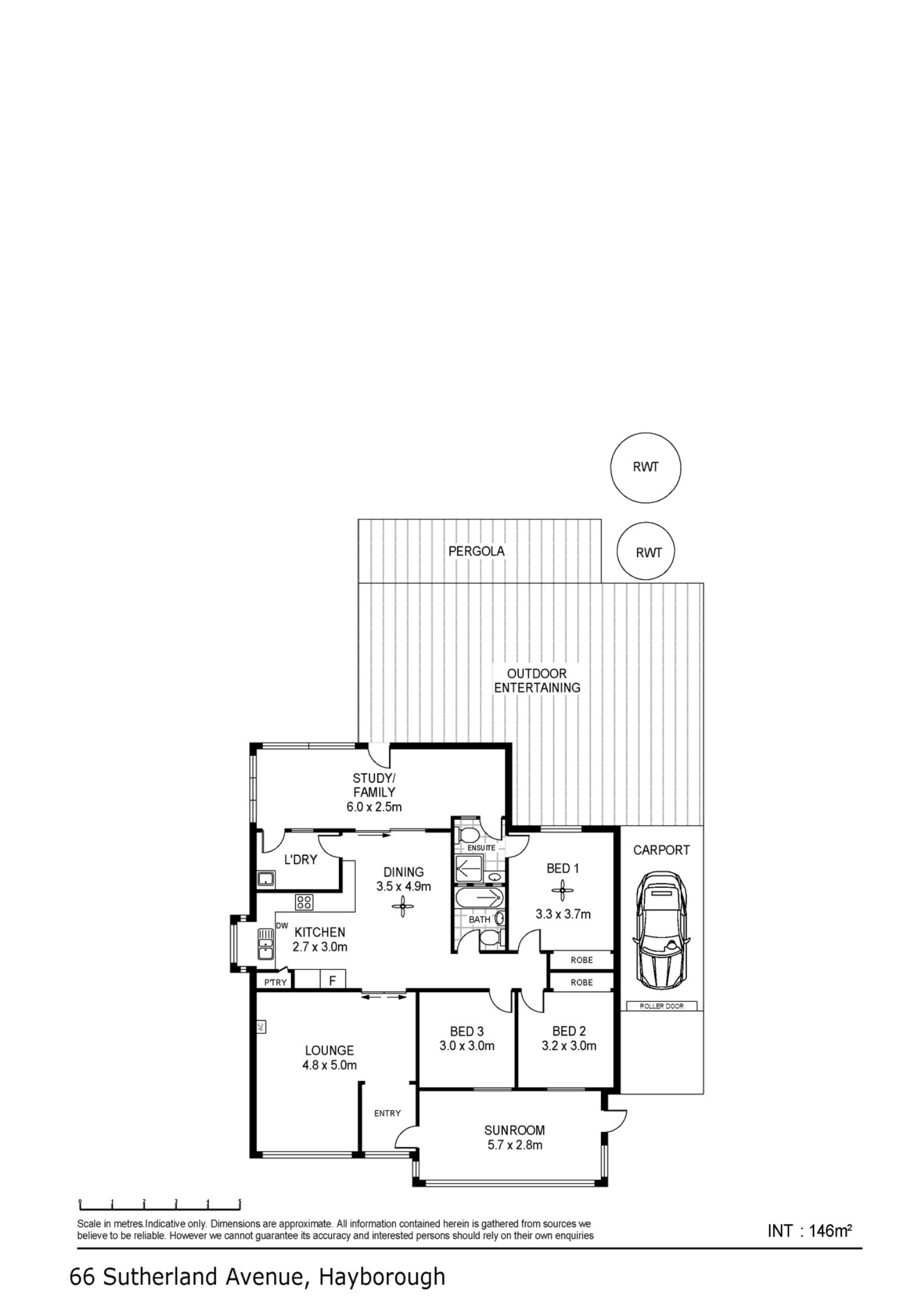 3-bedroom house at 66 SUTHERLAND AVENUE, Hayborough SA 5211, Victor Harbor, South Australia