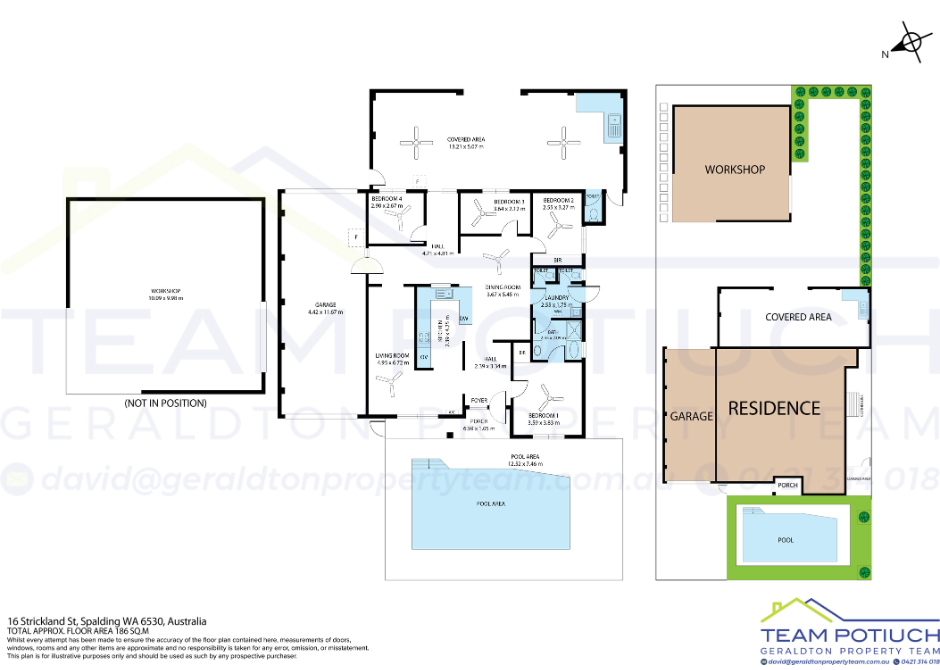 4-bedroom house at 16 STRICKLAND STREET, Spalding WA 6530, Greater Geraldton, Western Australia