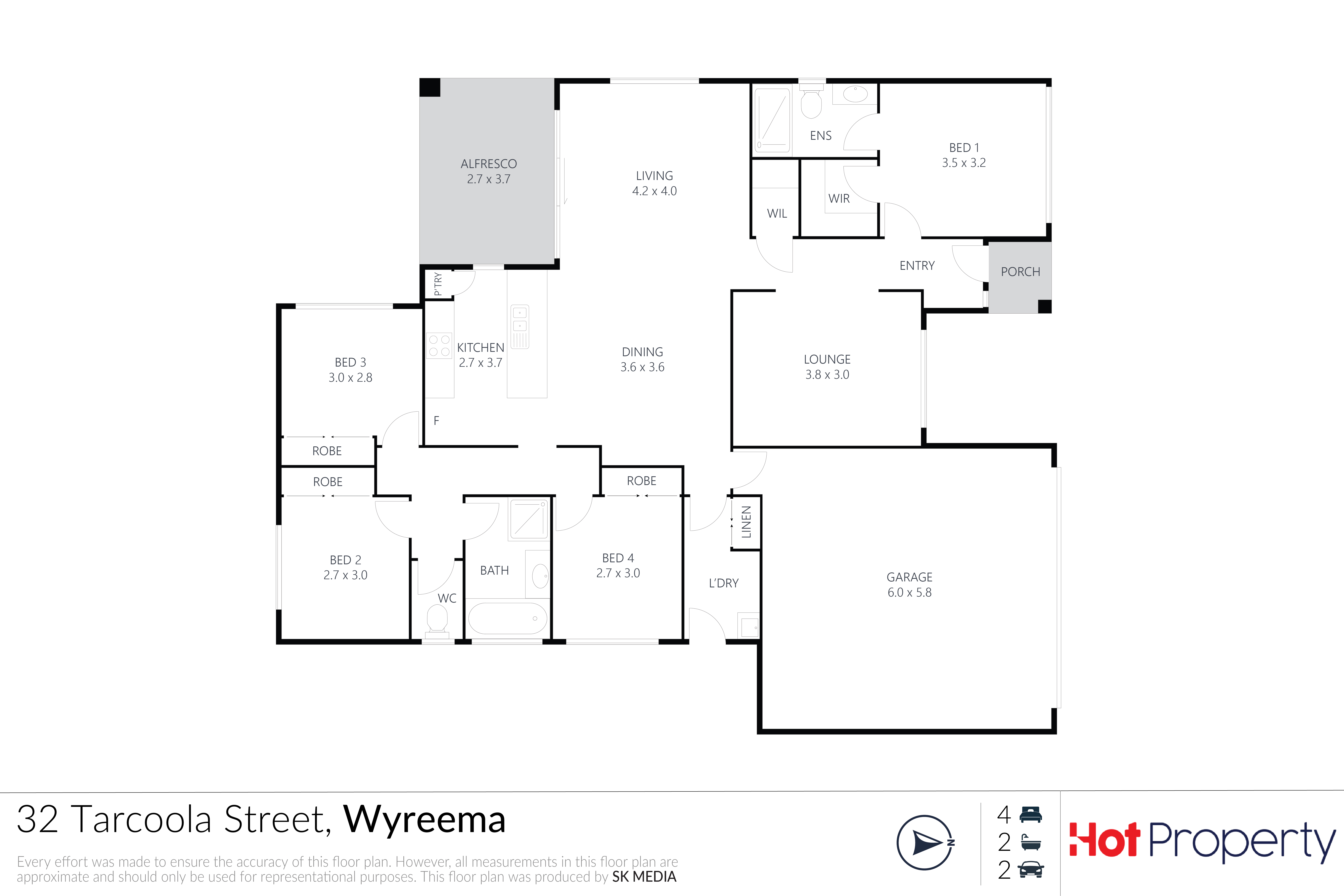 4-bedroom house at 32 TARCOOLA STREET, Wyreema QLD 4352, Toowoomba, Queensland