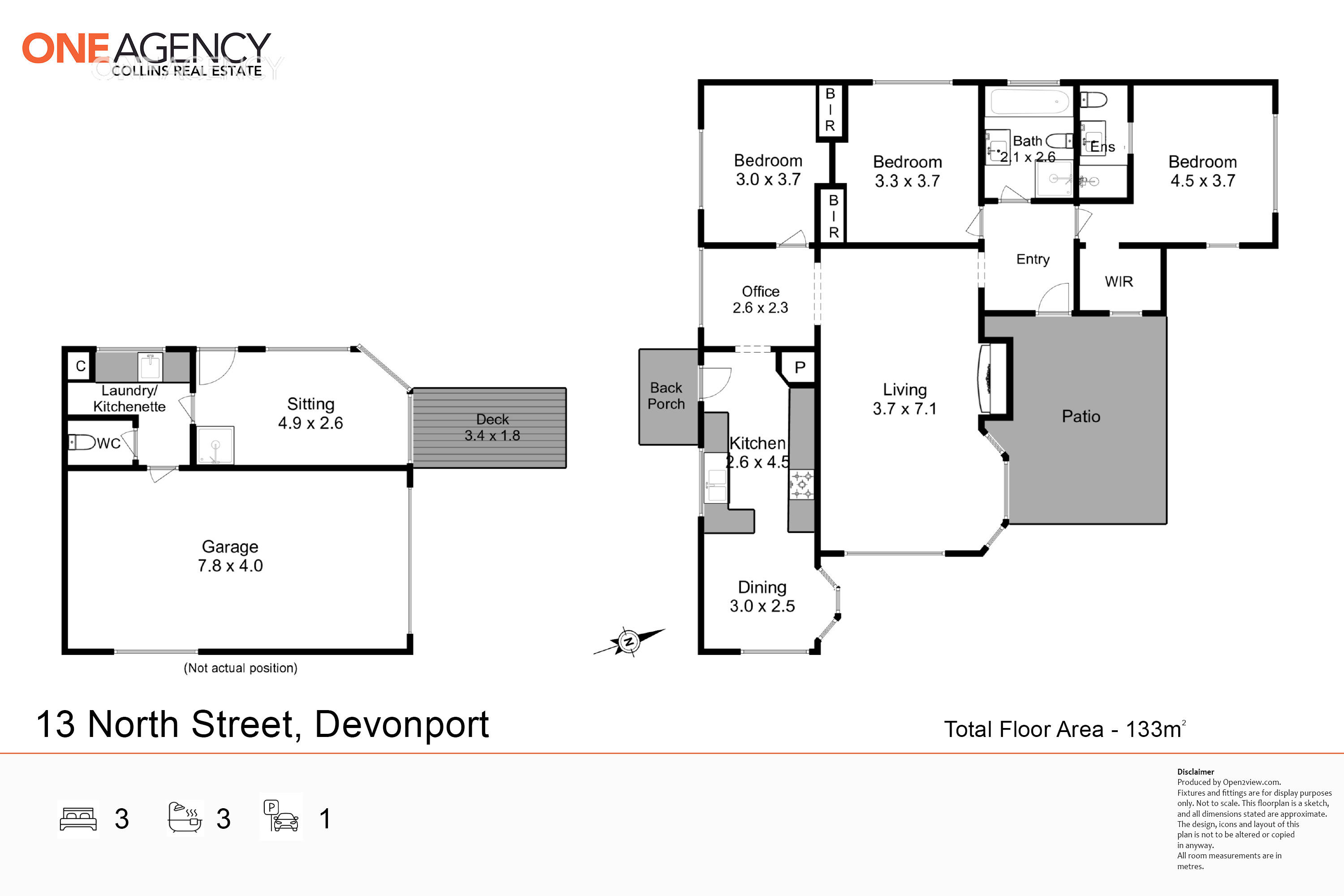 3-bedroom house at 13 North Street, Devonport, TAS 7310, Devonport, Tasmania