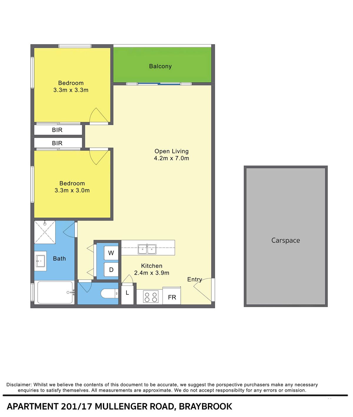 2-bedroom unit at 201/17 Mullenger Road, Braybrook, VIC 3019, Maribyrnong, Victoria