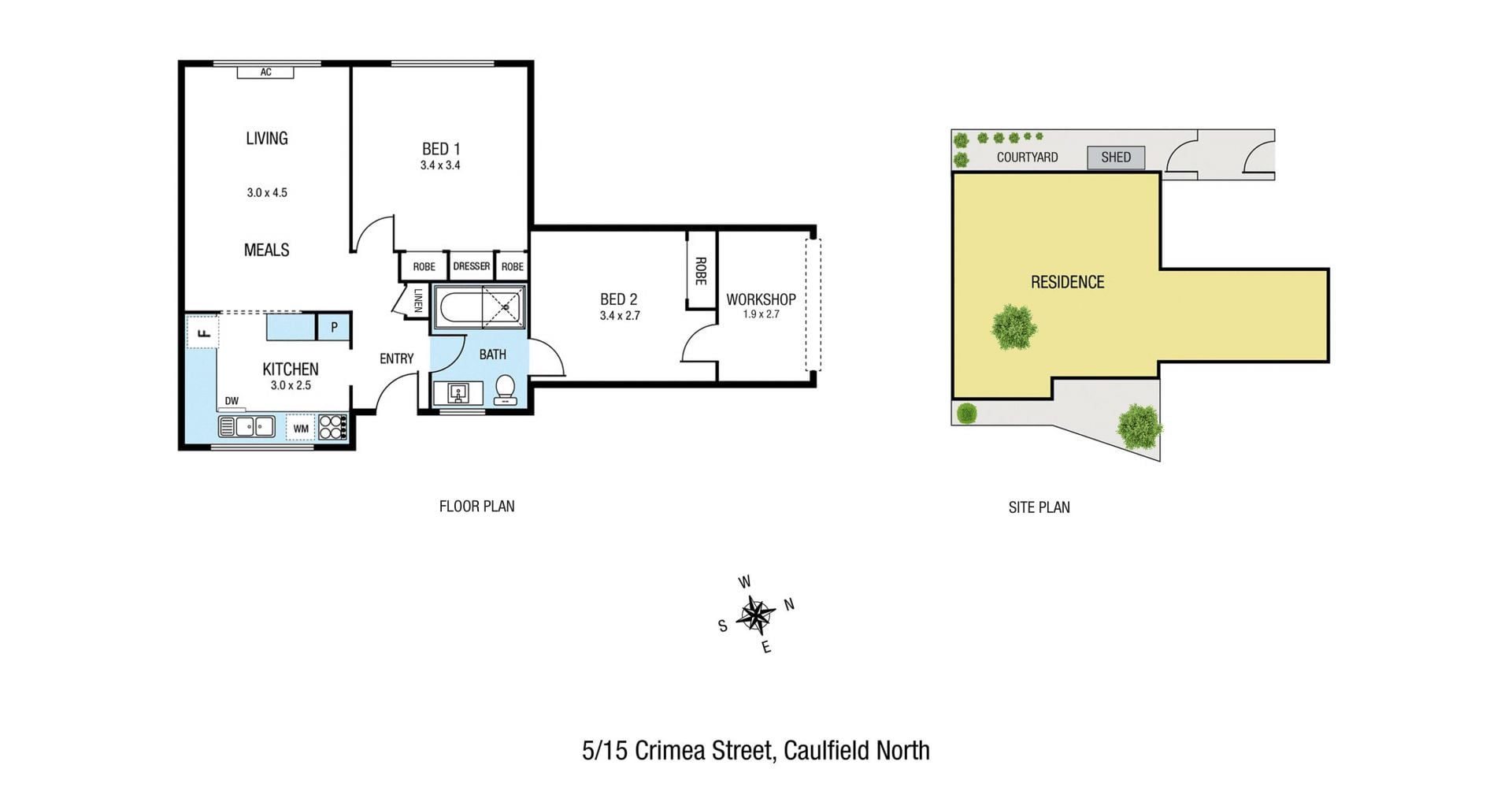 1-bedroom unit at 5/15 Crimea Street, Caulfield North, VIC 3161, Glen Eira, Victoria