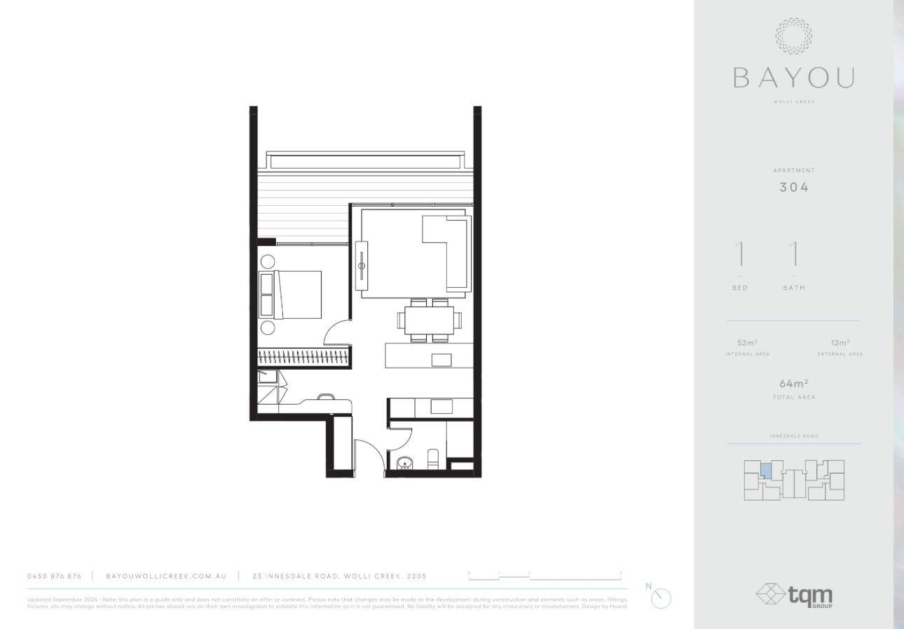 1-bedroom unit at 211/15-37 Innesdale Road, Wolli Creek, NSW 2205, , New South Wales