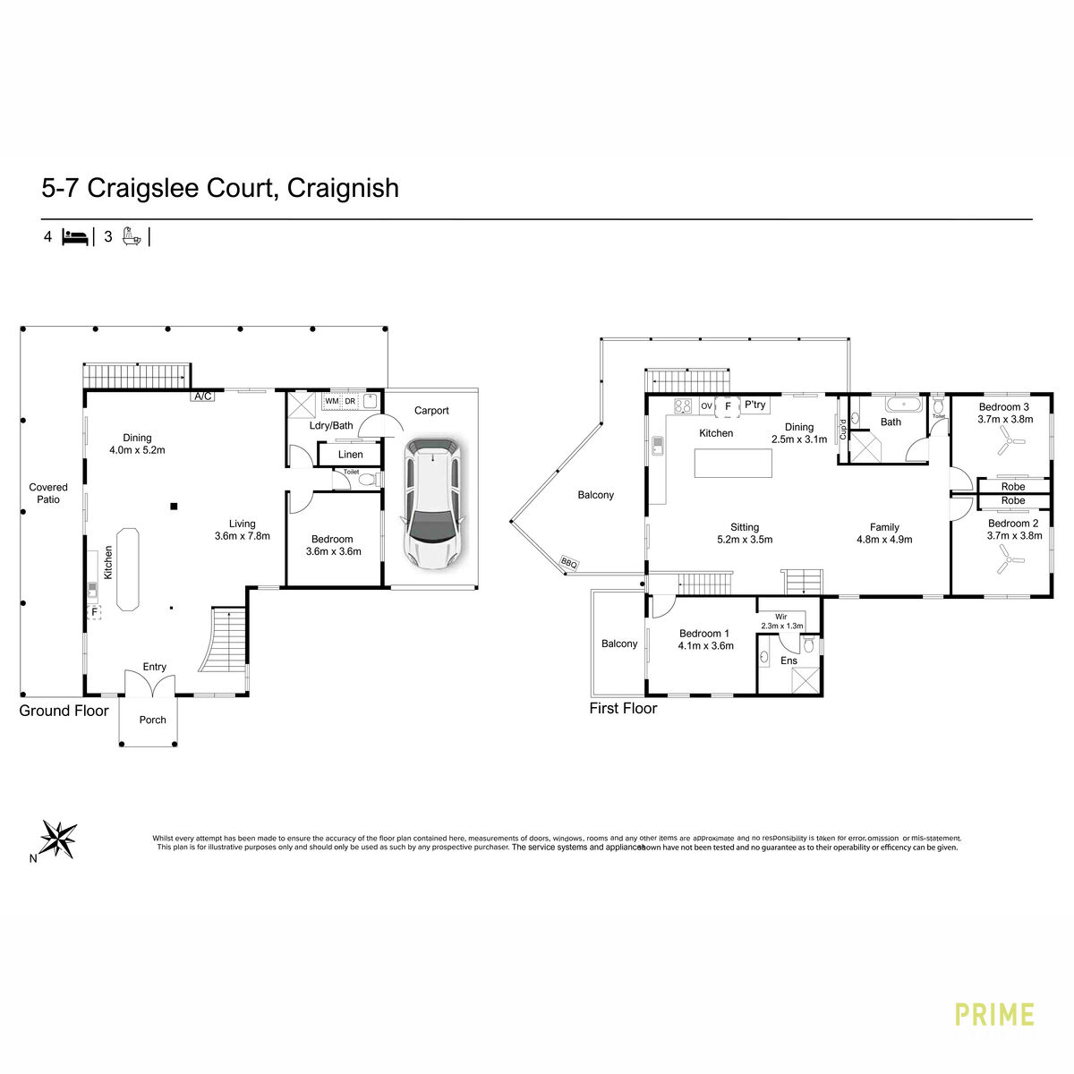 4-bedroom house at 5-7 CRAIGSLEE COURT, Craignish QLD 4655, Fraser Coast, Queensland