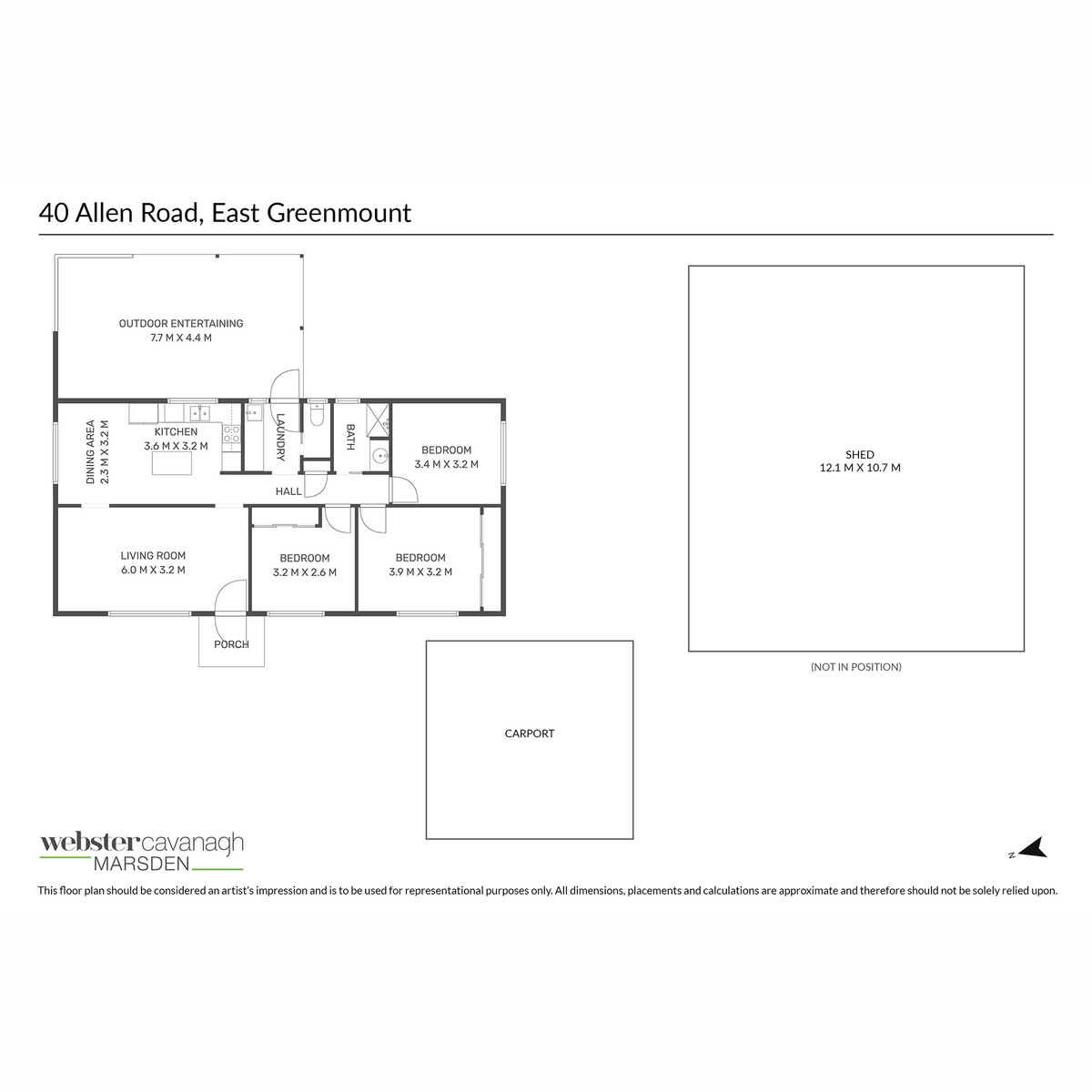 3-bedroom house at 40 ALLEN ROAD, East Greenmount QLD 4359, Toowoomba, Queensland