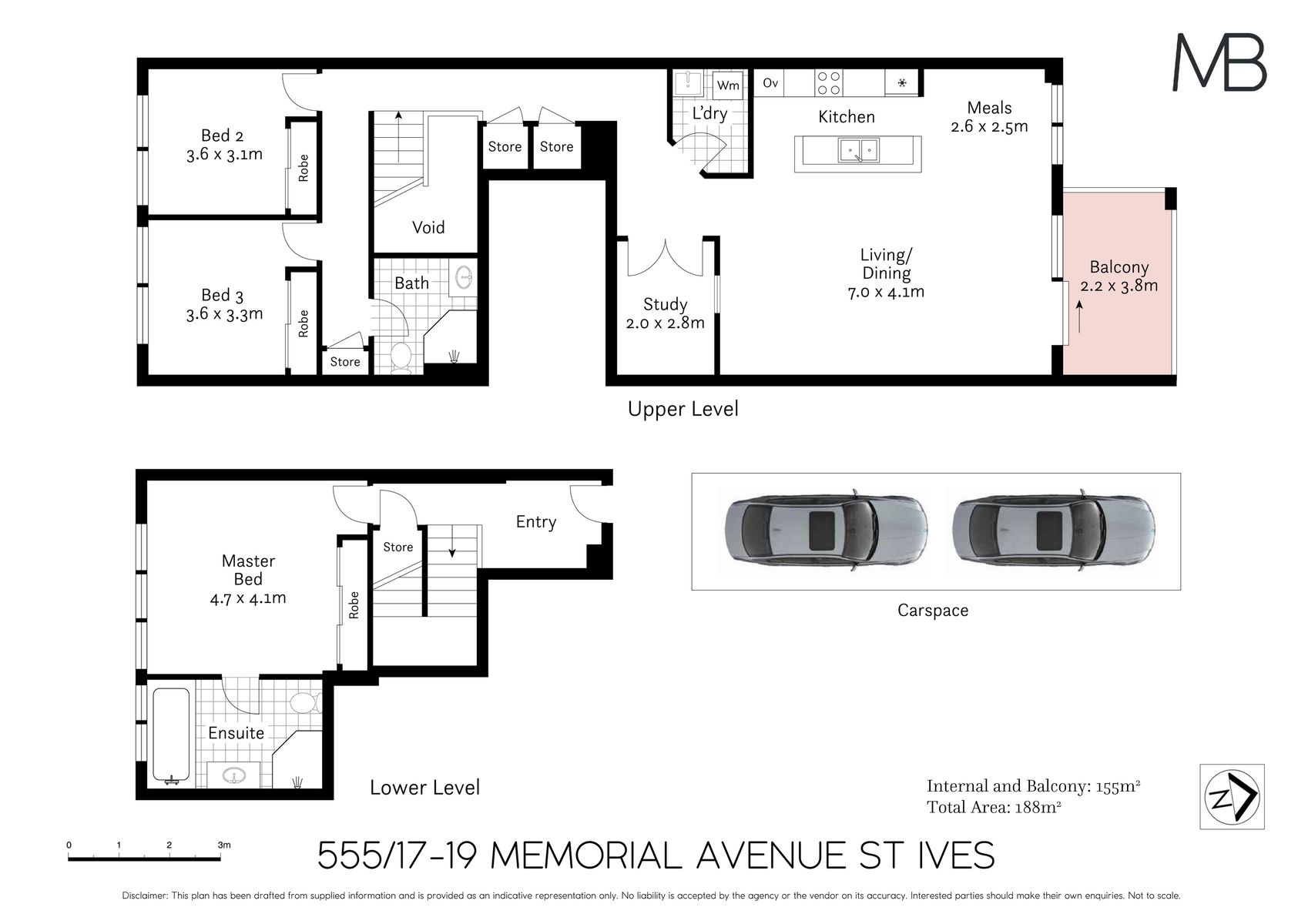 3-bedroom unit at 555/17-19 Memorial Avenue, St Ives, NSW 2075, Ku-Ring-Gai, New South Wales