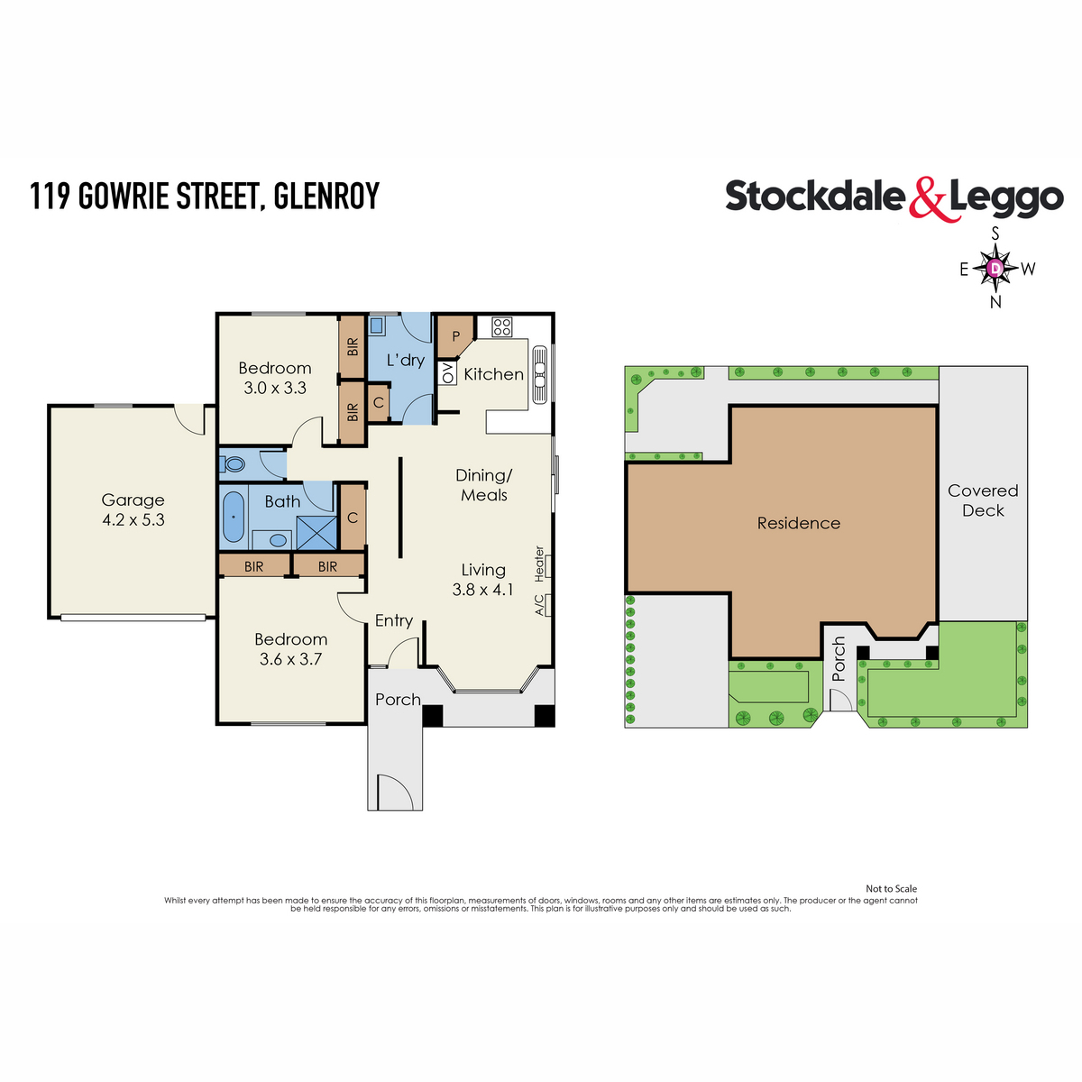 2-bedroom unit at 119 GOWRIE STREET, Glenroy VIC 3046, Merri-Bek, Victoria