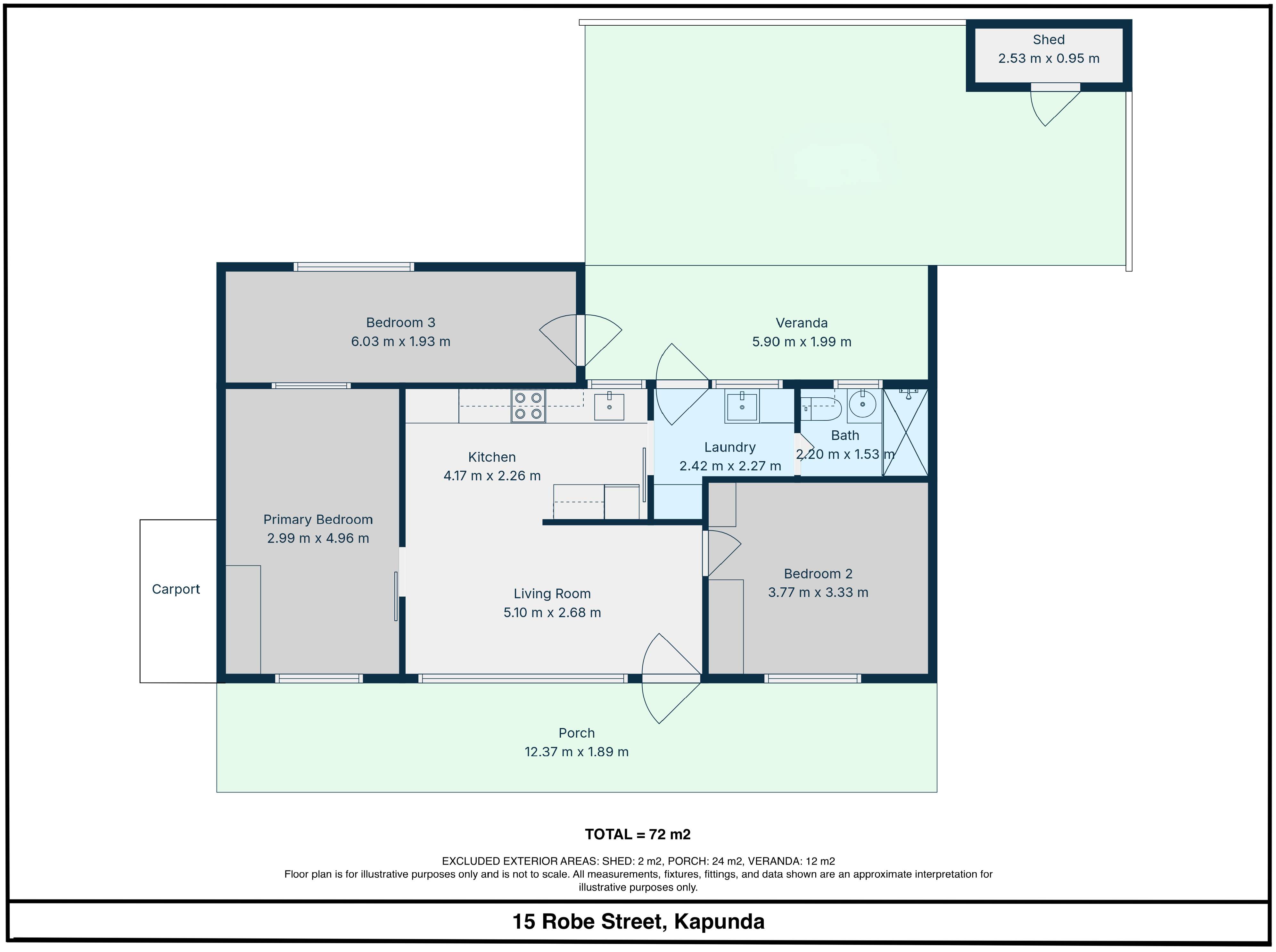 3-bedroom house at 15 ROBE STREET, Kapunda SA 5373, Light, South Australia