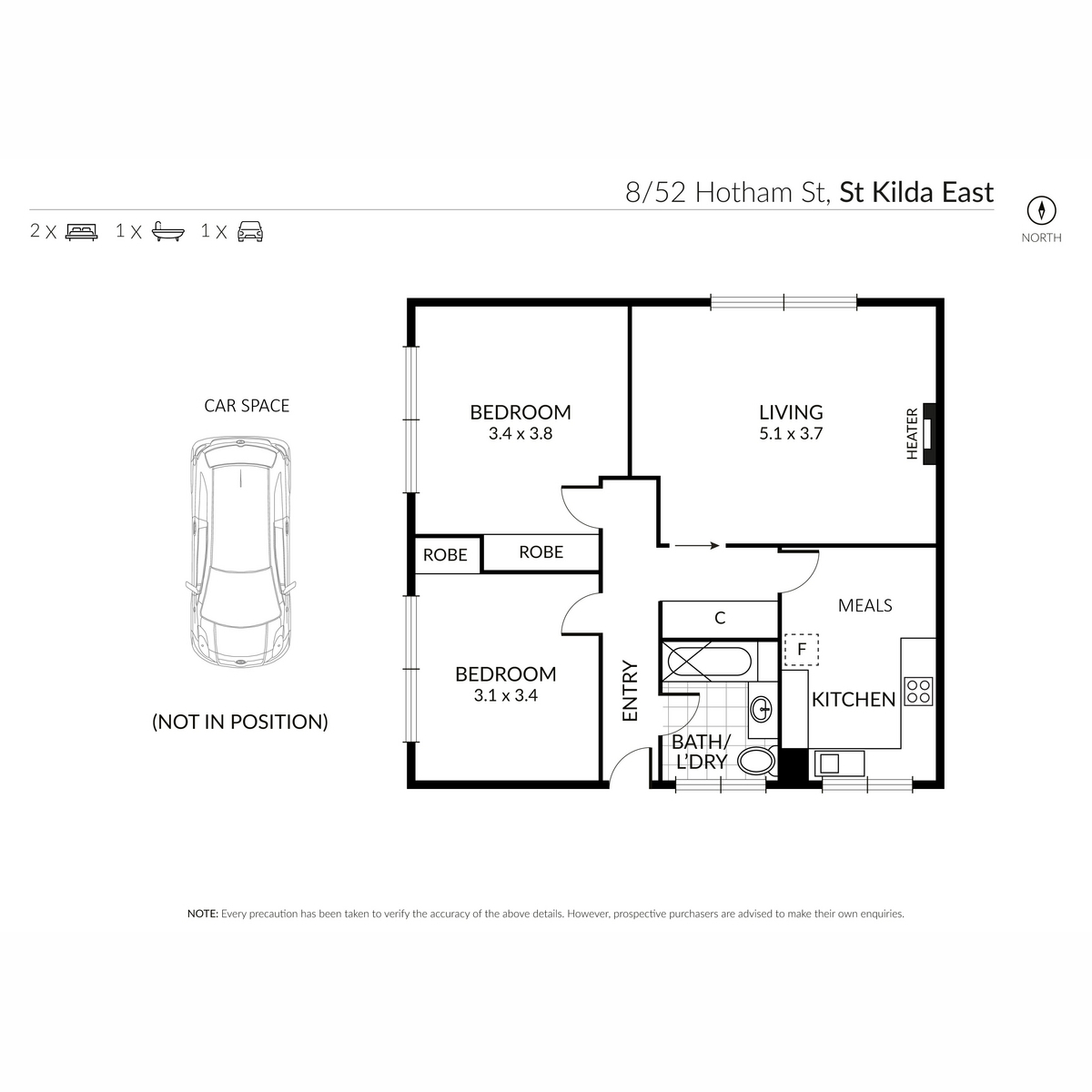 8 52 HOTHAM STREET, ST KILDA EAST VIC 3183 - Image 3