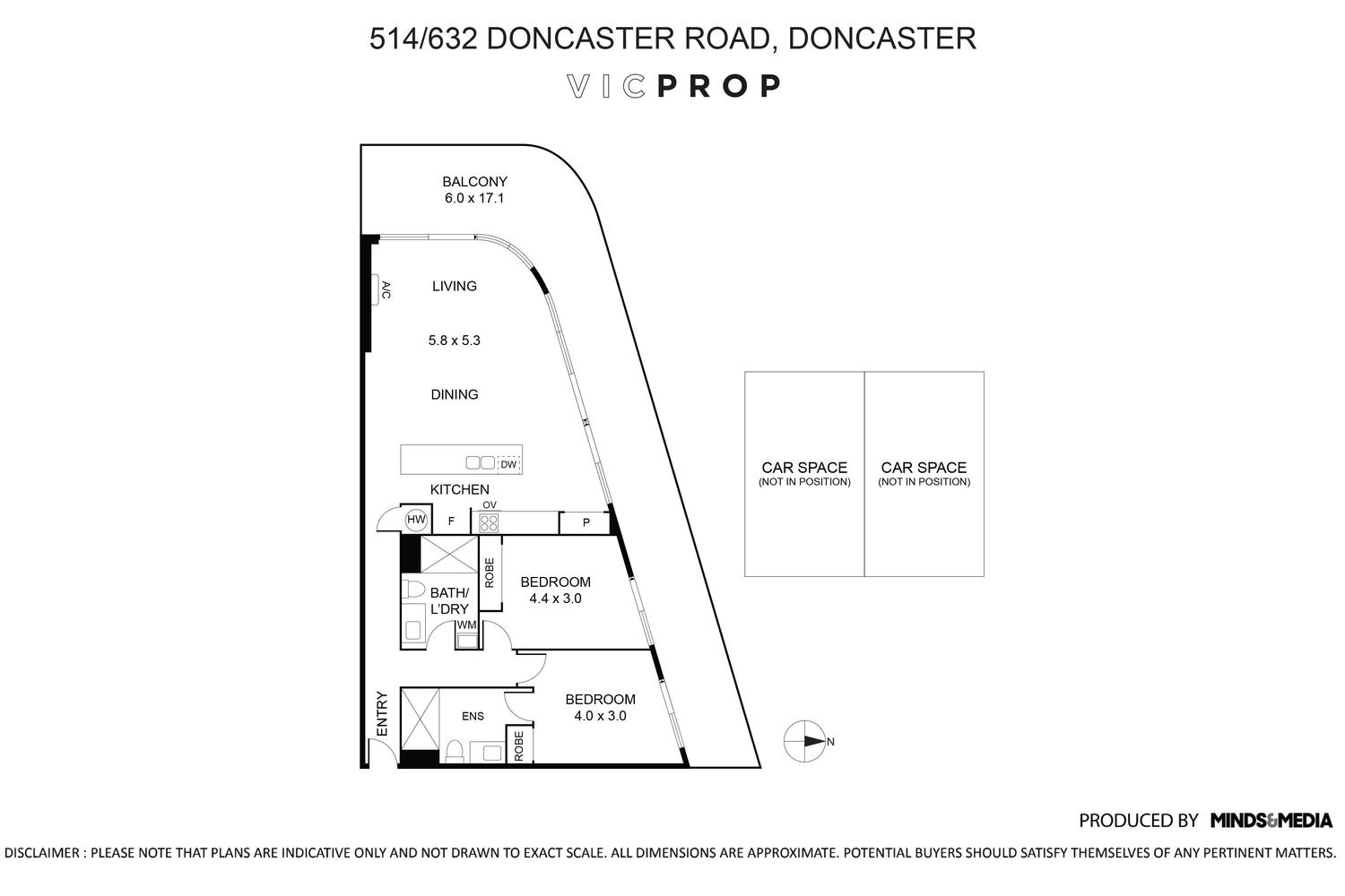 2-bedroom unit at 514/632 Doncaster Road, Doncaster, VIC 3108, Manningham, Victoria