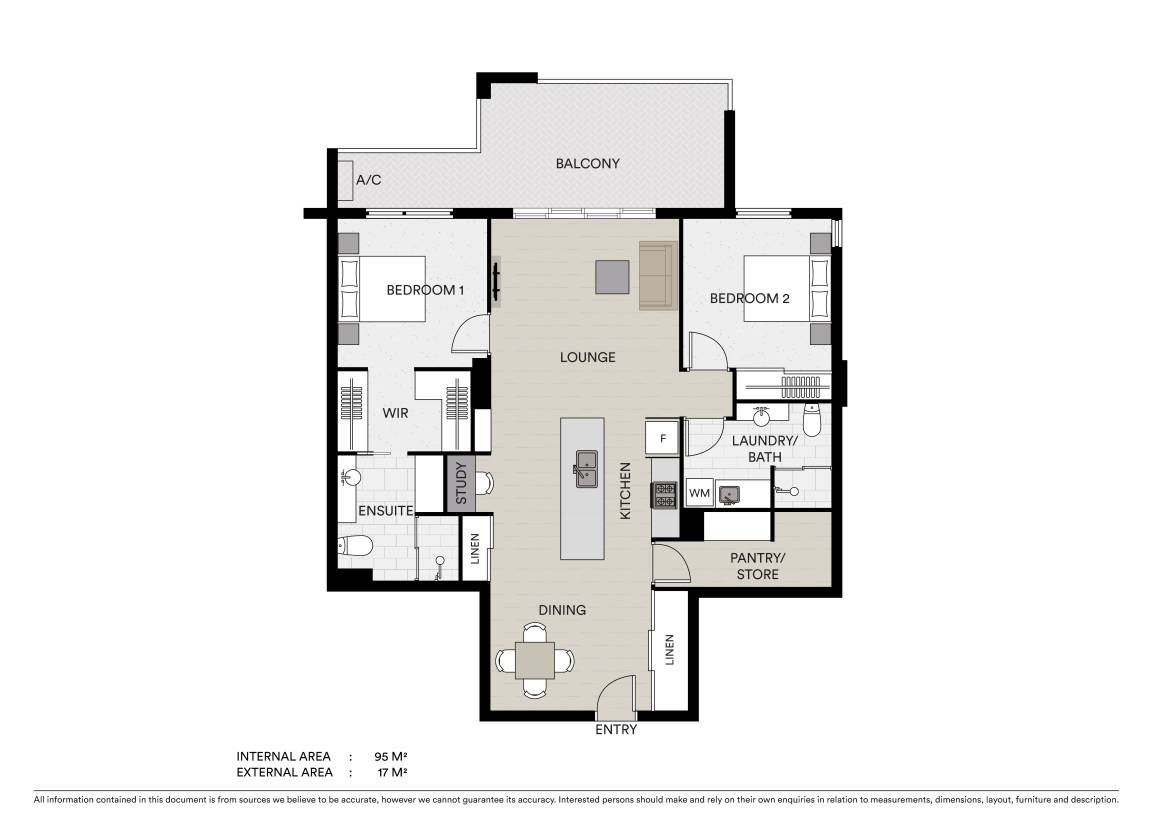 2-bedroom unit at 207/38 Enid Street, Tweed Heads, NSW 2485, Tweed, New South Wales