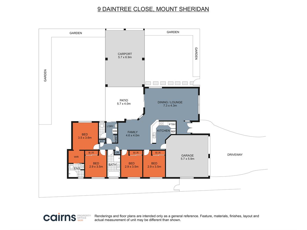4-bedroom house at 9 DAINTREE CLOSE, Mount Sheridan QLD 4868, Cairns, Queensland