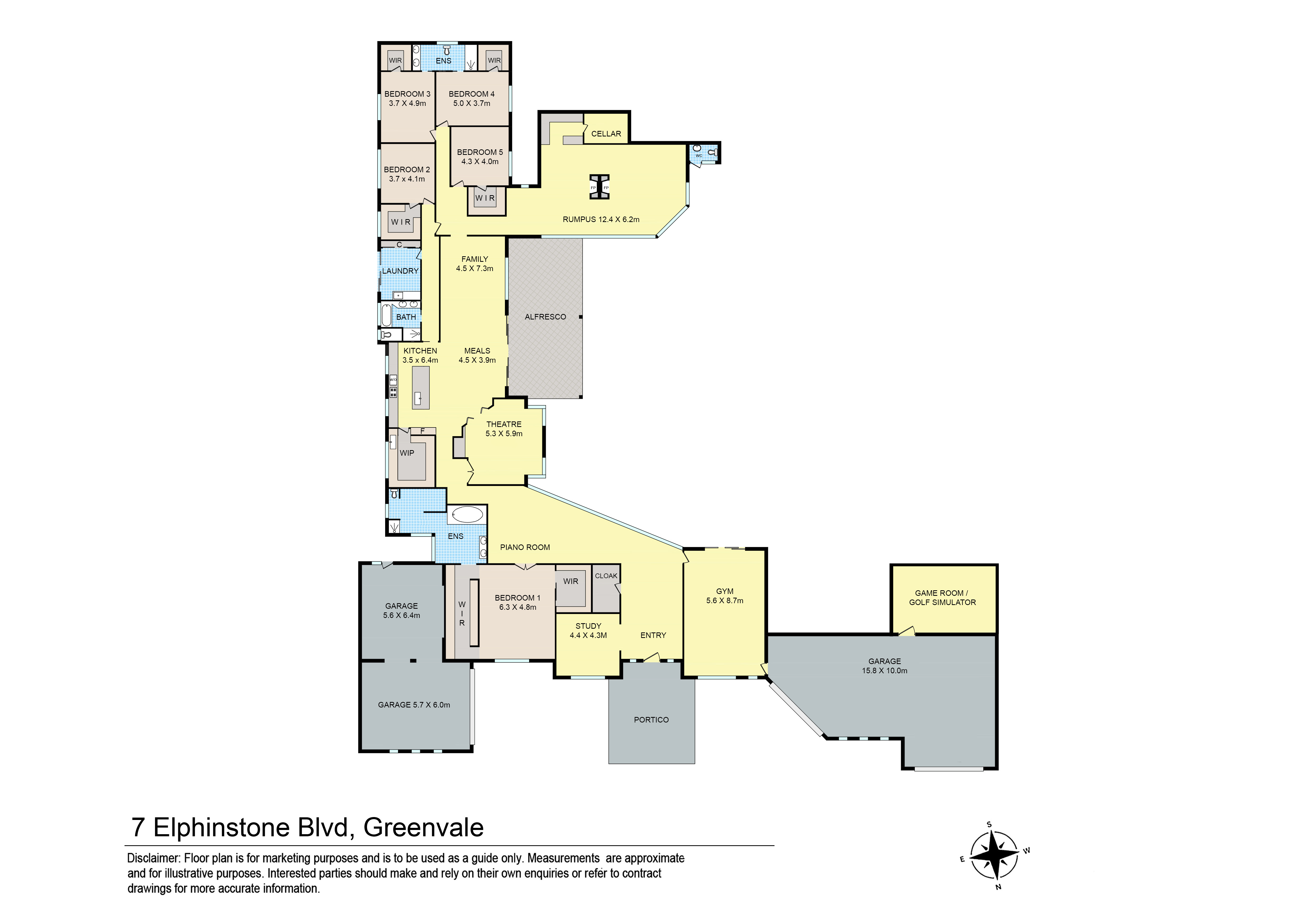 5-bedroom house at 7 Elphinstone Boulevard, Greenvale, VIC 3059, Hume, Victoria