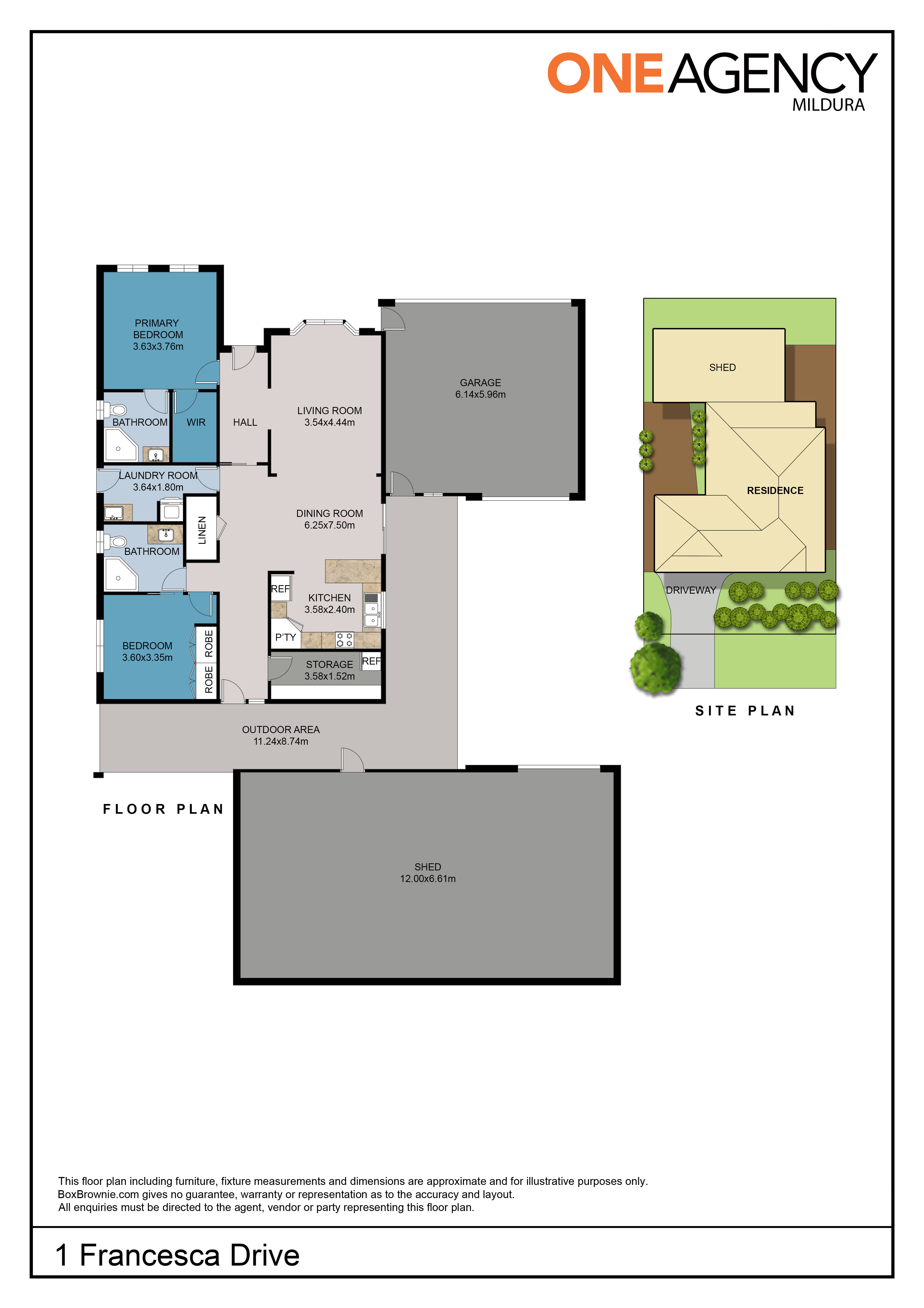 2-bedroom house at 1 FRANCESCA DRIVE, Irymple VIC 3498, Mildura, Victoria