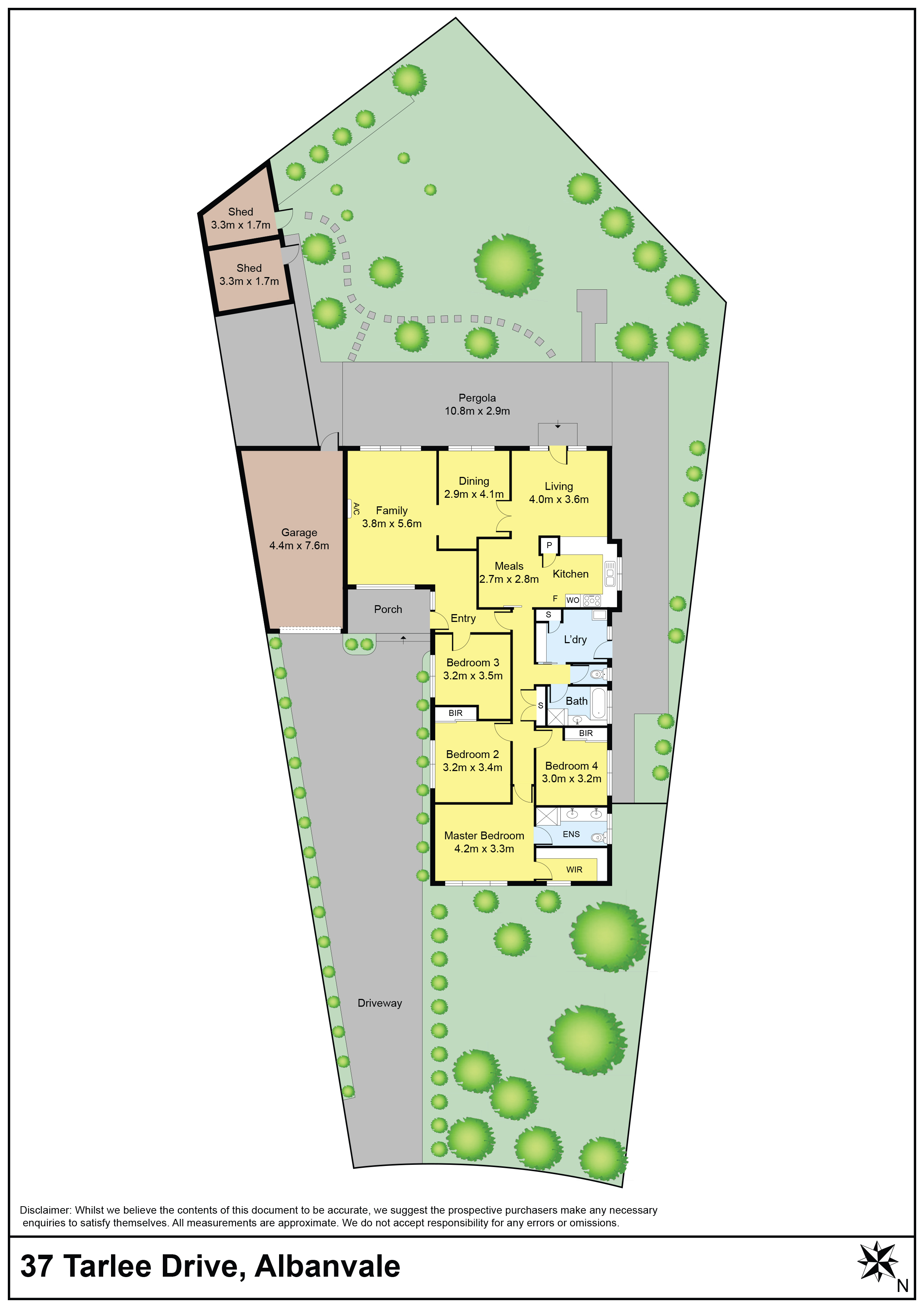 4-bedroom house at 37 Tarlee Drive, Albanvale, VIC 3021, Brimbank, Victoria