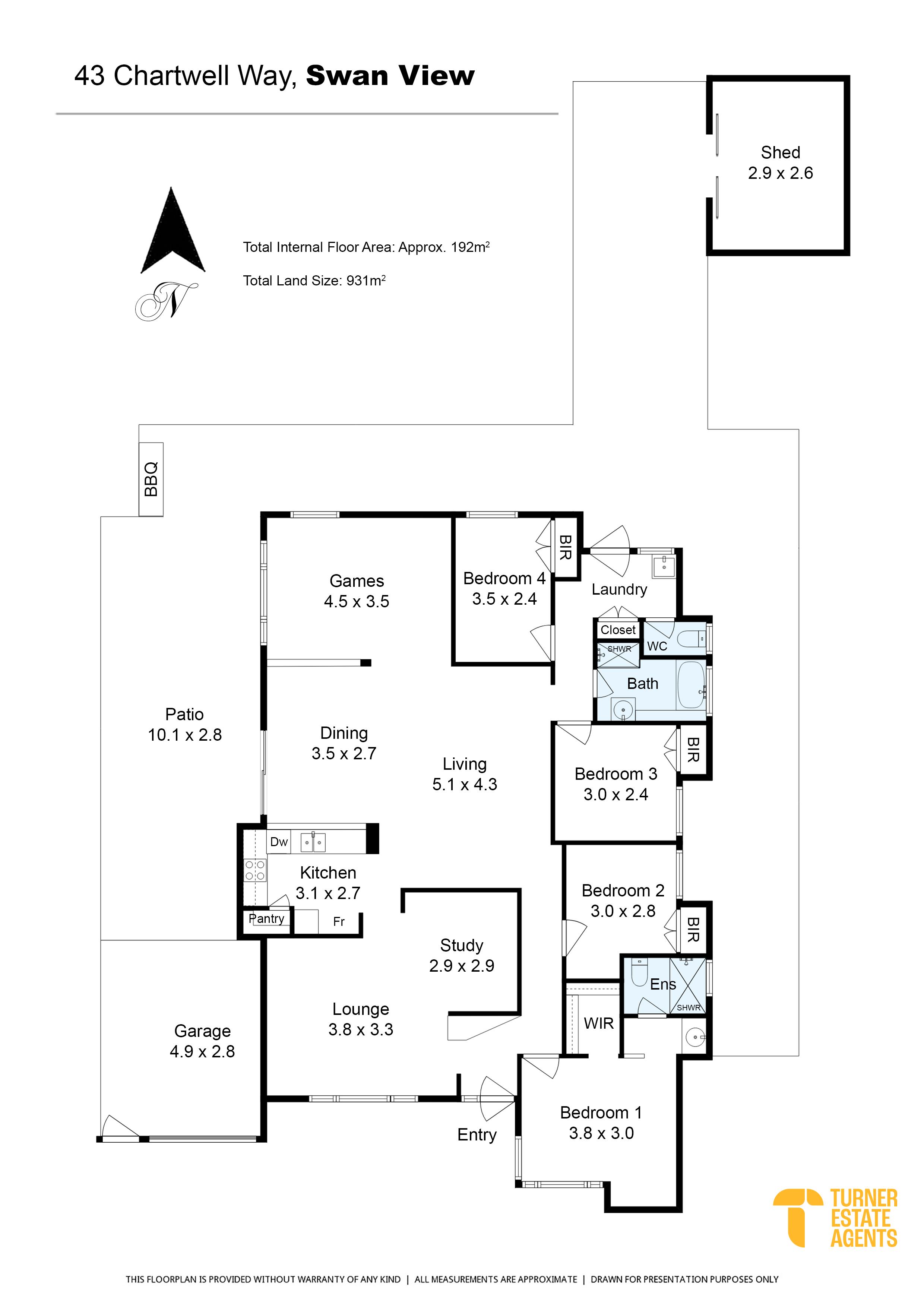 4-bedroom house at 43 CHARTWELL WAY, Swan View WA 6056, Mundaring, Western Australia