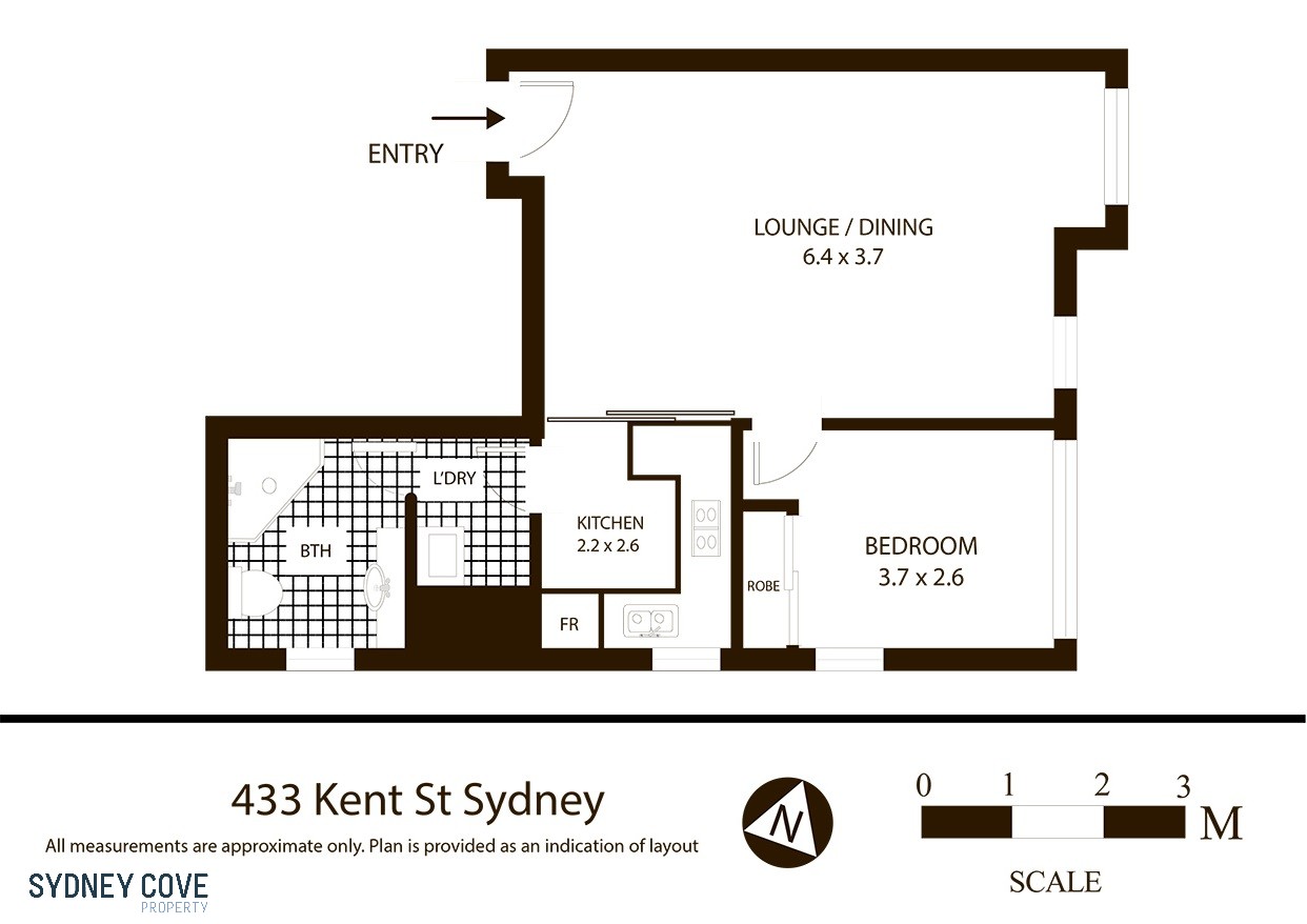 1-bedroom unit at 1802/433 Kent Street, Sydney, Nsw, 2000, Sydney, New South Wales