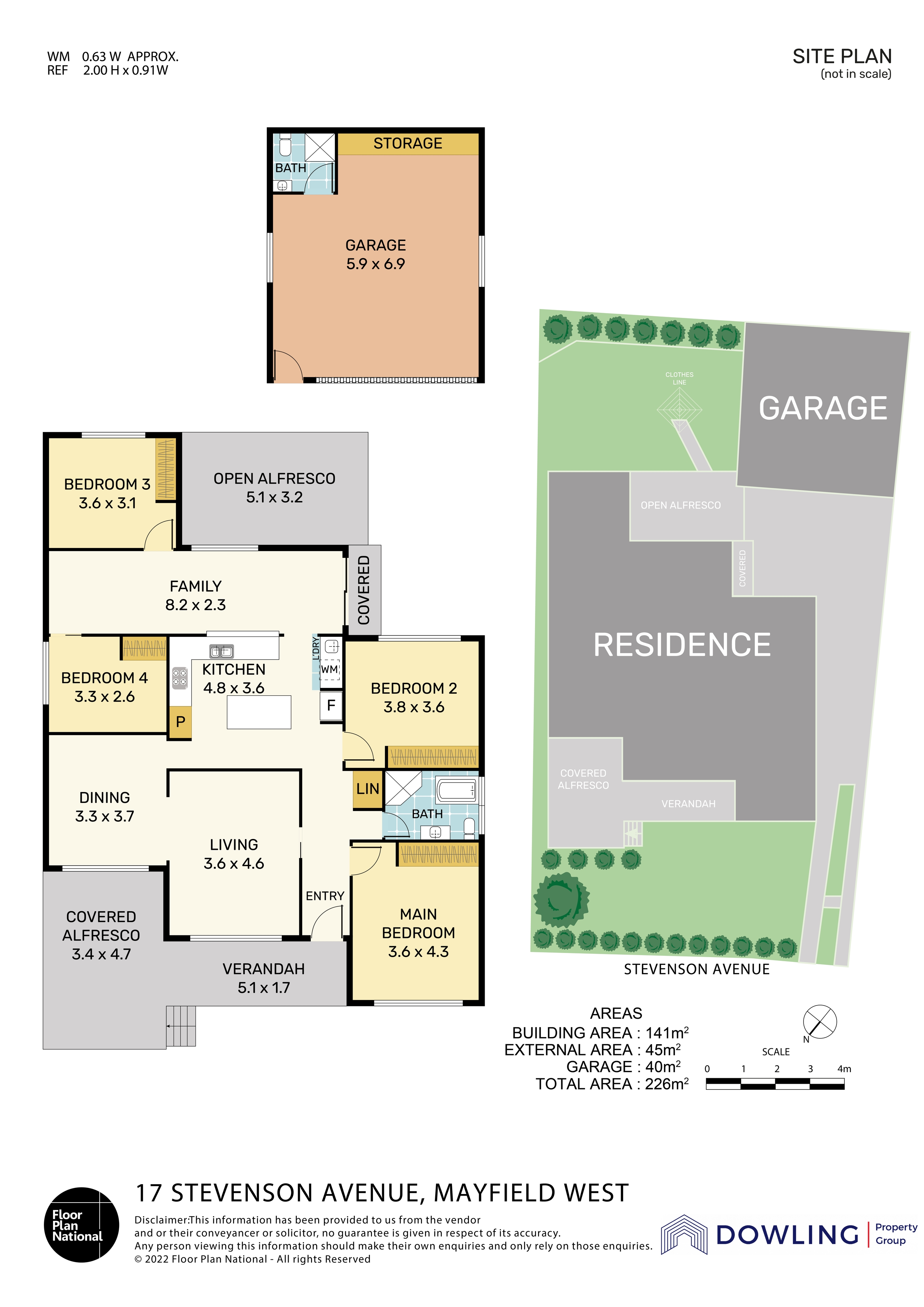 4-bedroom house at 17 STEVENSON AVENUE, Mayfield West NSW 2304, Newcastle, New South Wales