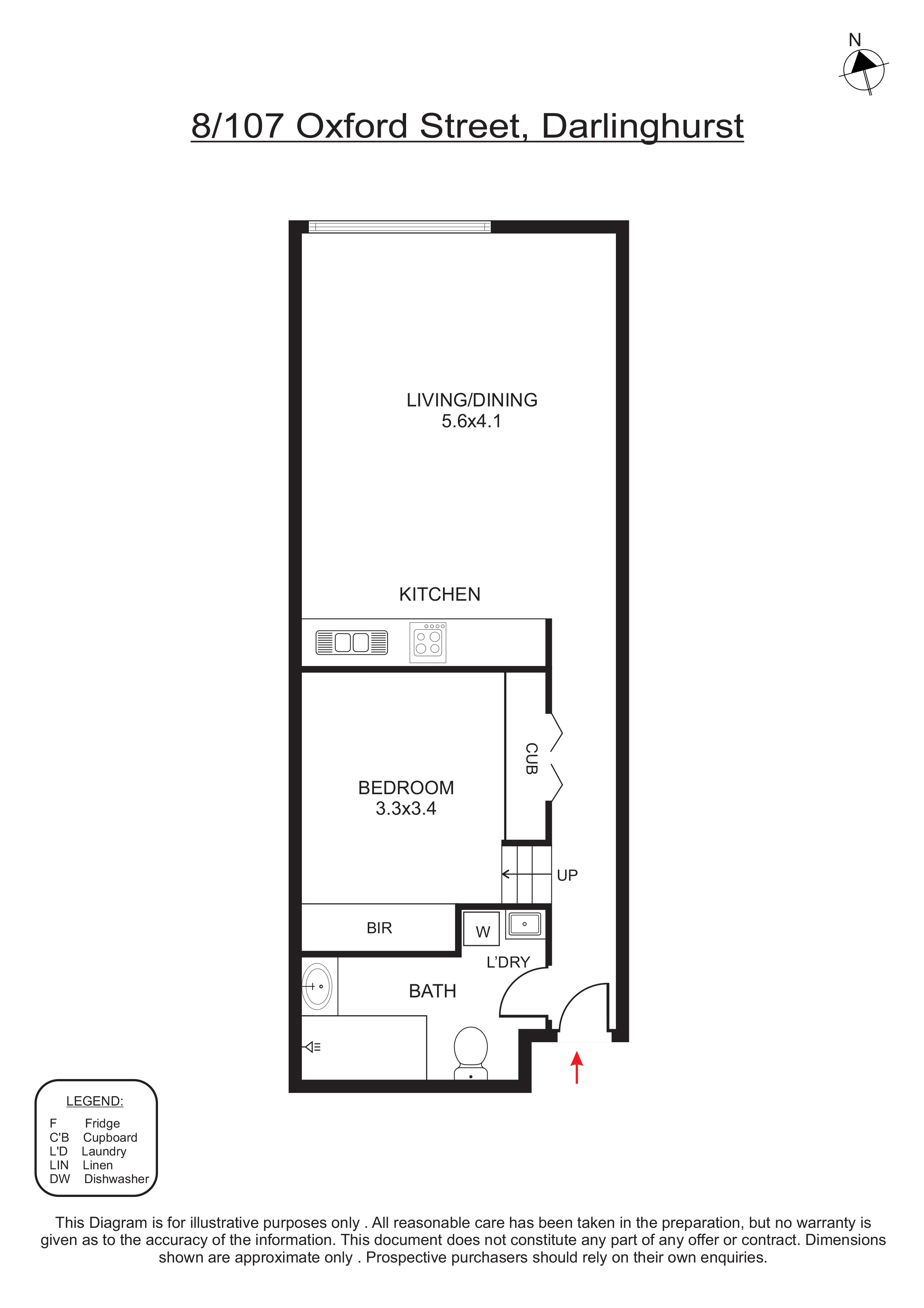 1-bedroom unit at 8/107-111 Oxford Street, Darlinghurst, NSW 2010, Sydney, New South Wales