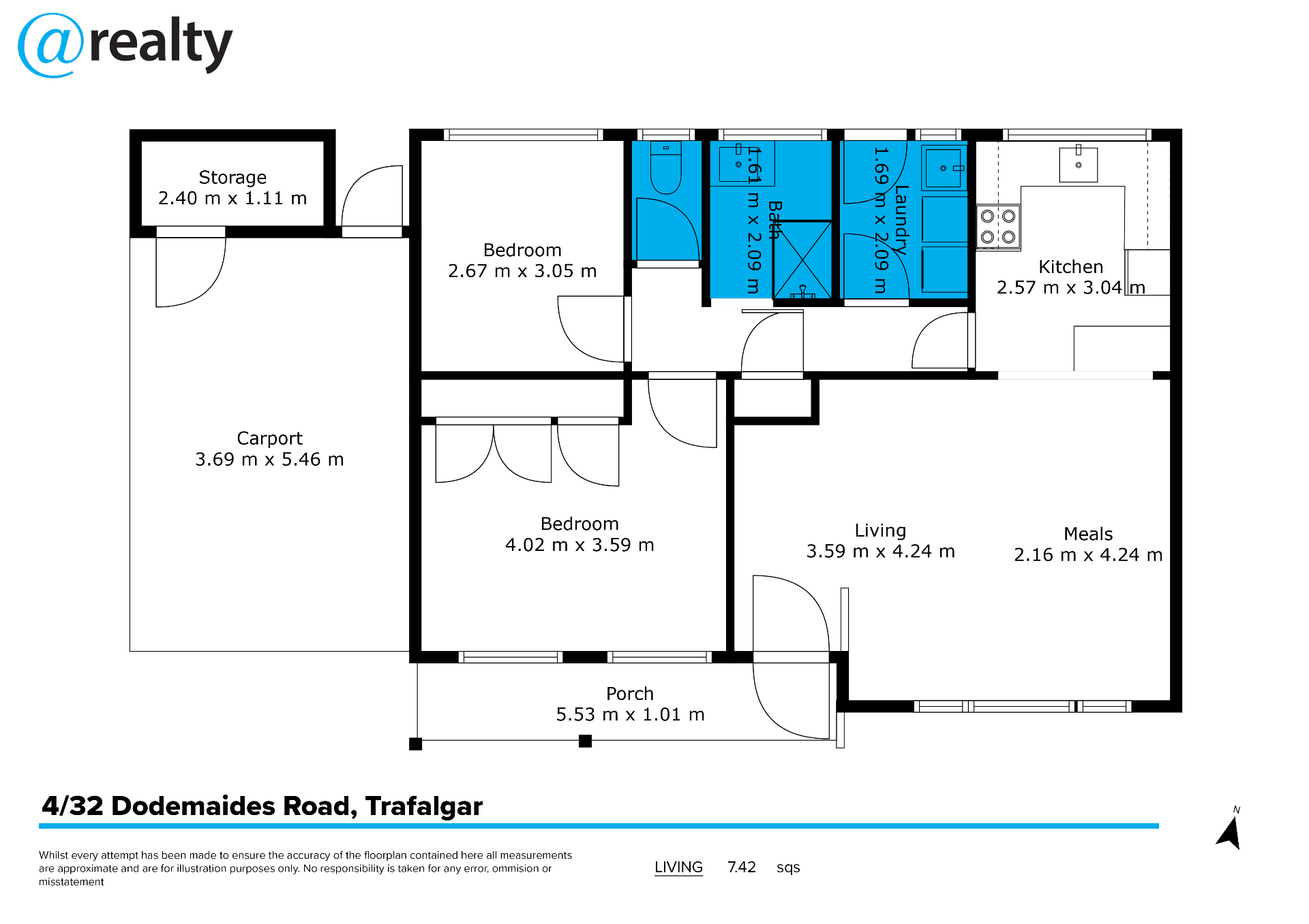 2-bedroom unit at 32 Dodemaides Road, Trafalgar, Vic, 3824, Baw Baw, Victoria