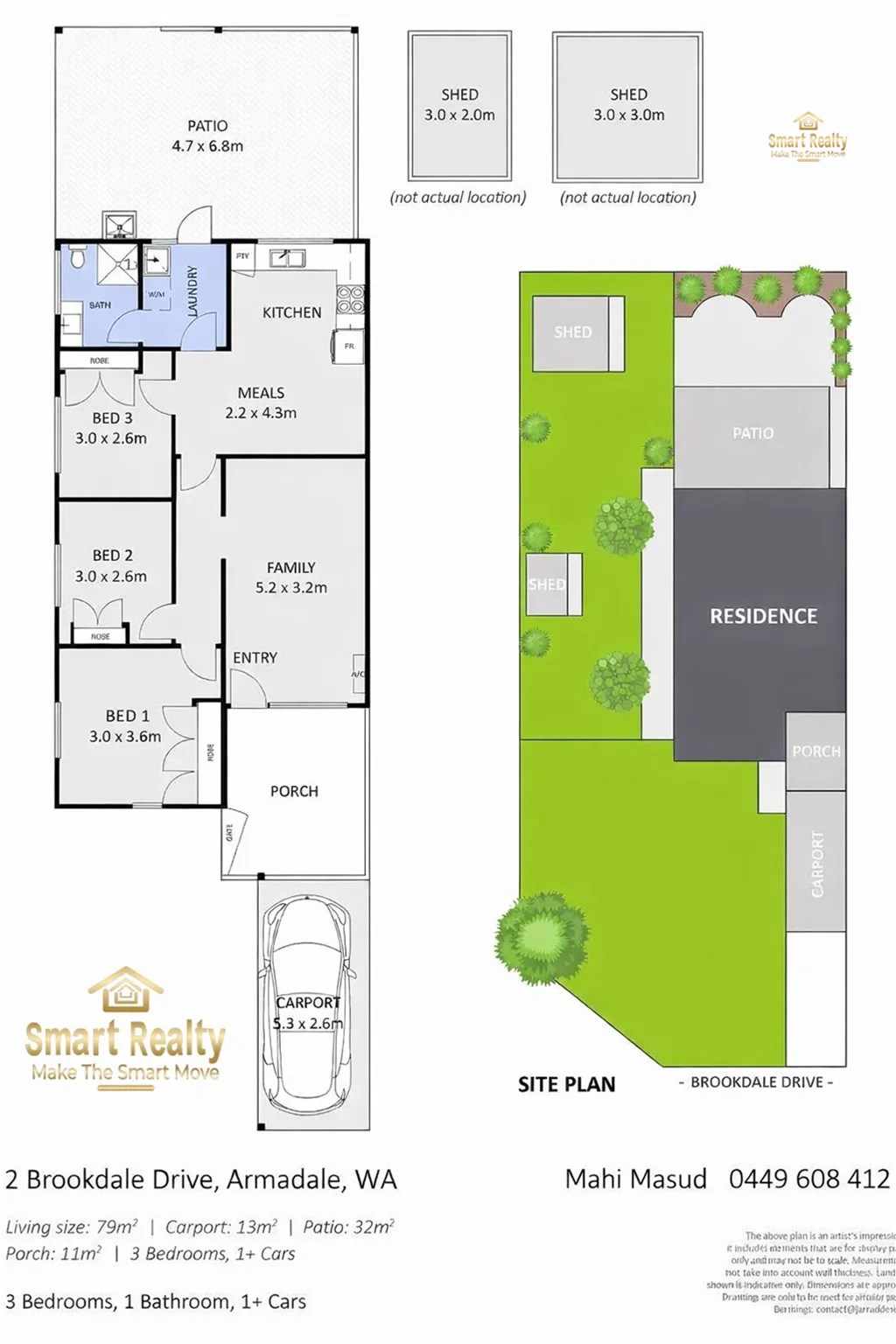 3-bedroom house at 2 Brookdale Drive, Armadale, WA 6112, Armadale, Western Australia