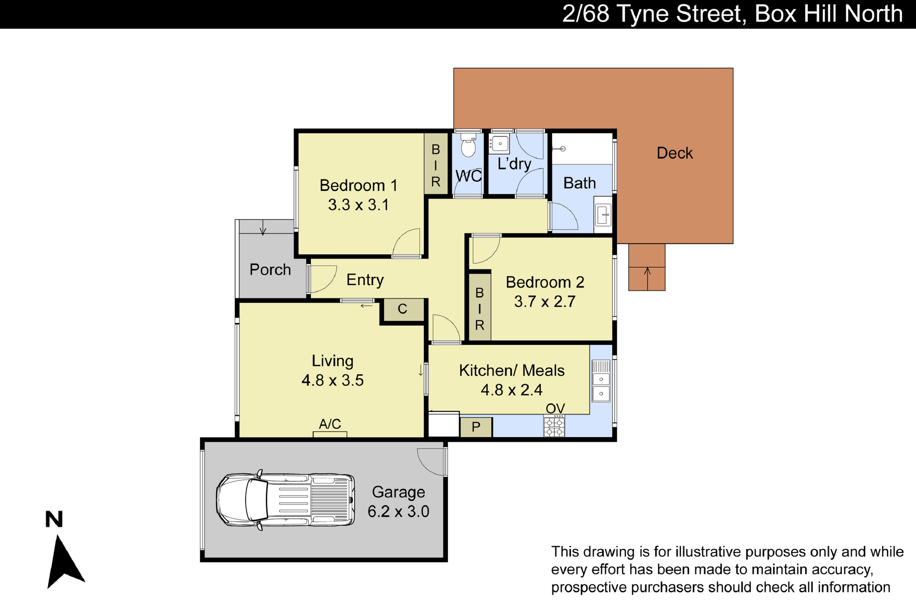 2-bedroom unit at 2/68 Tyne Street, Box Hill North, VIC 3129, Whitehorse, Victoria