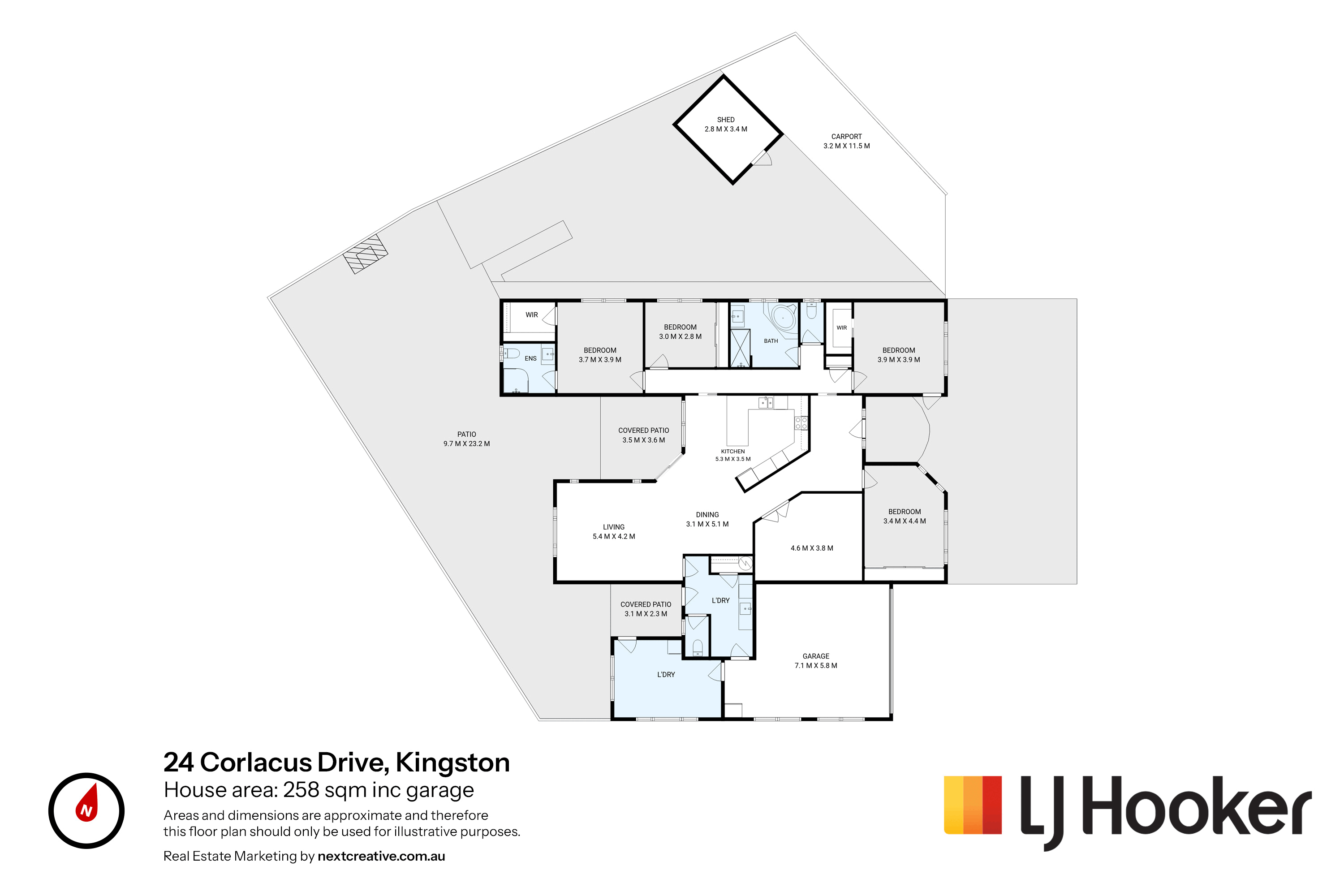5-bedroom house at 24 Corlacus Drive, Kingston, TAS 7050, Kingborough, Tasmania