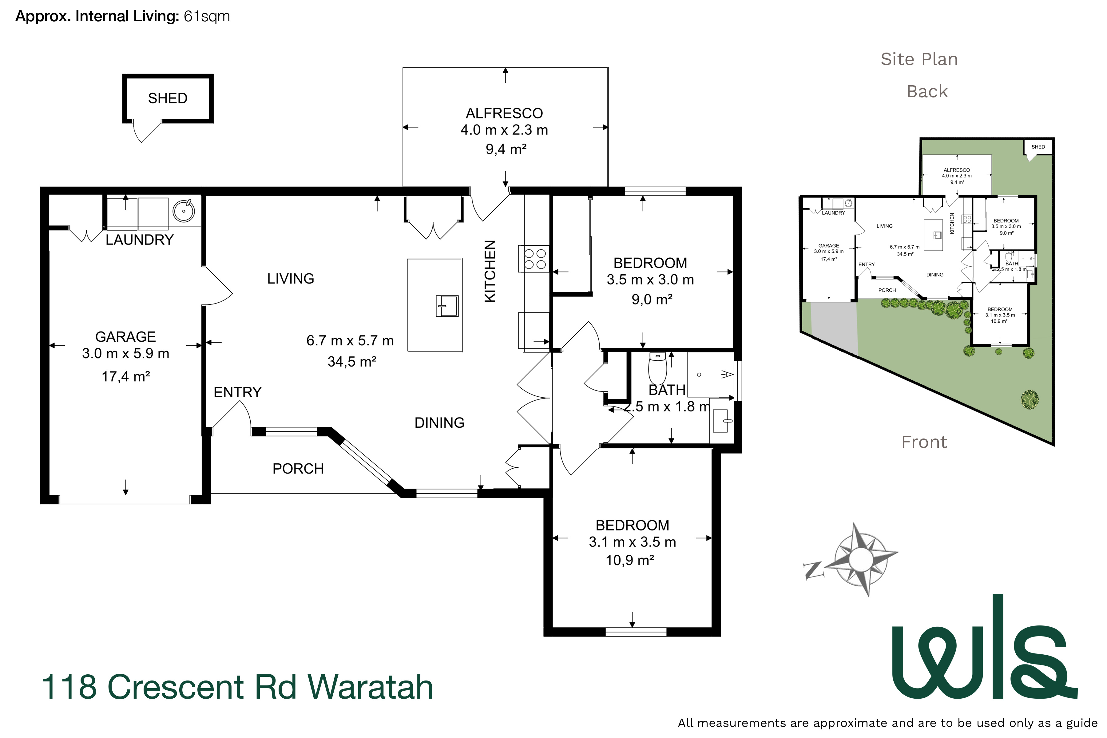 2-bedroom house at 118 Crescent Road, Waratah, NSW 2298, Newcastle, New South Wales