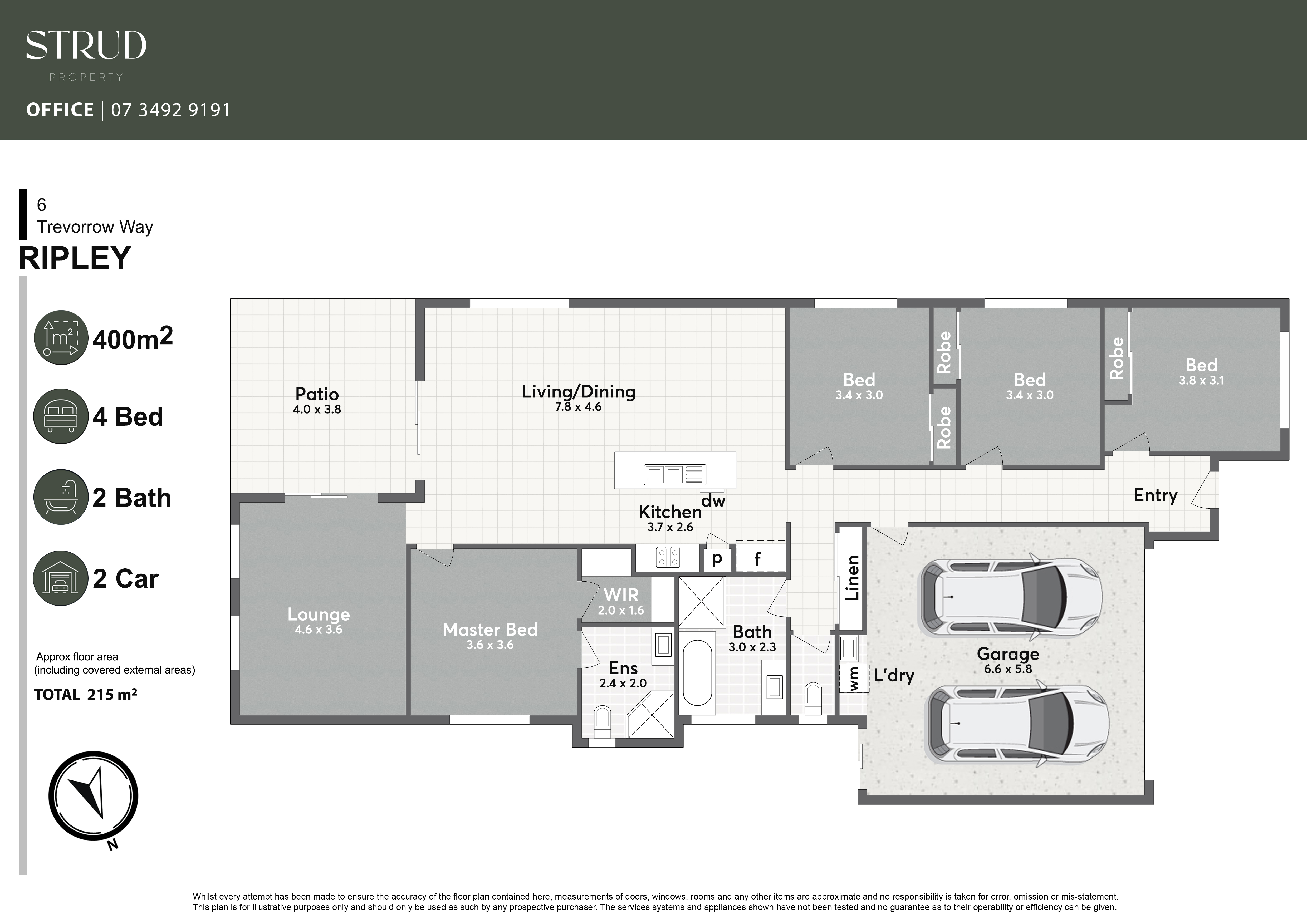 4-bedroom house at 6 TREVORROW WAY, Ripley QLD 4306, Ipswich, Queensland