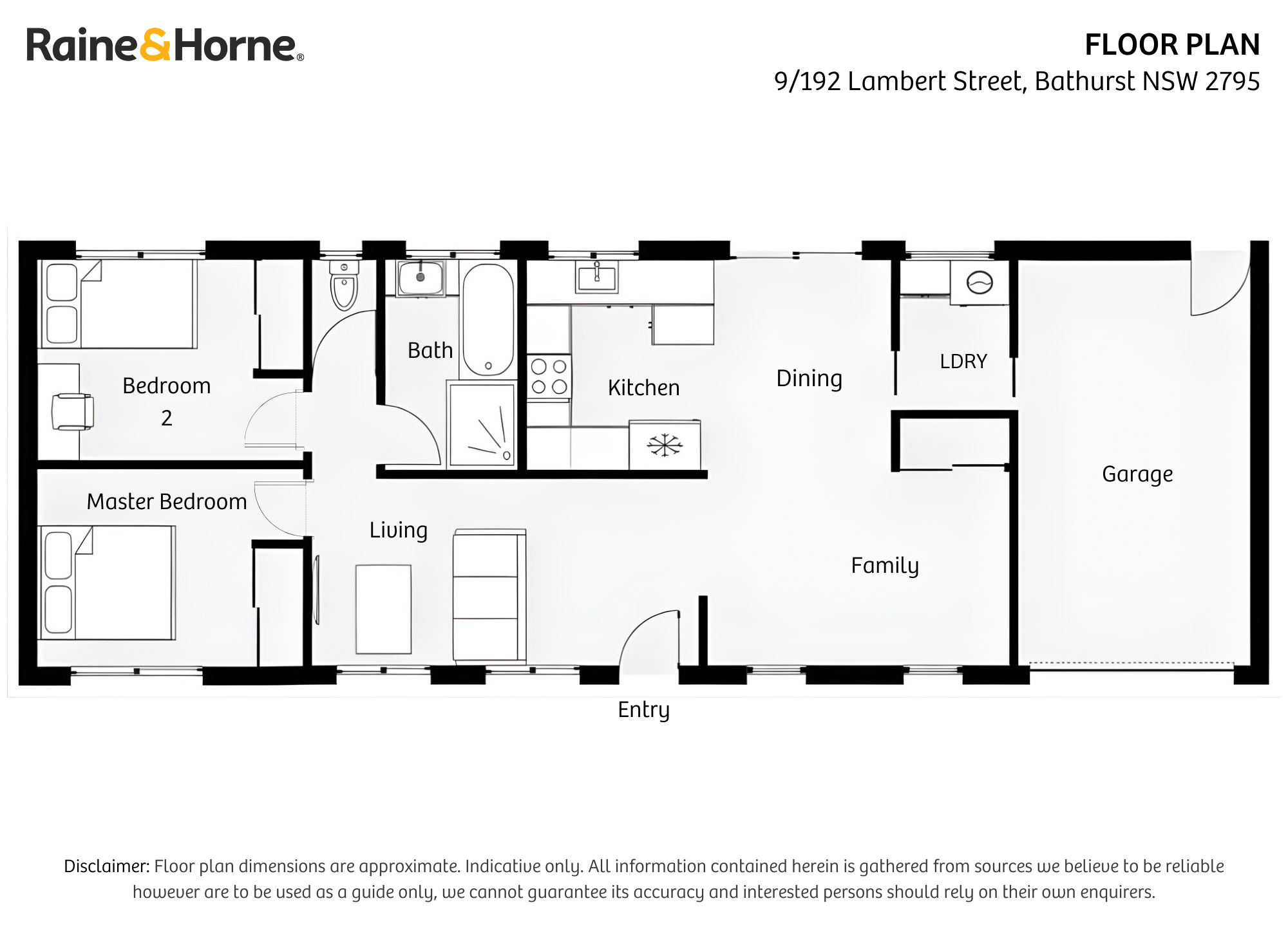 2-bedroom unit at 9/192 Lambert Street, Bathurst, NSW 2795, Bathurst, New South Wales