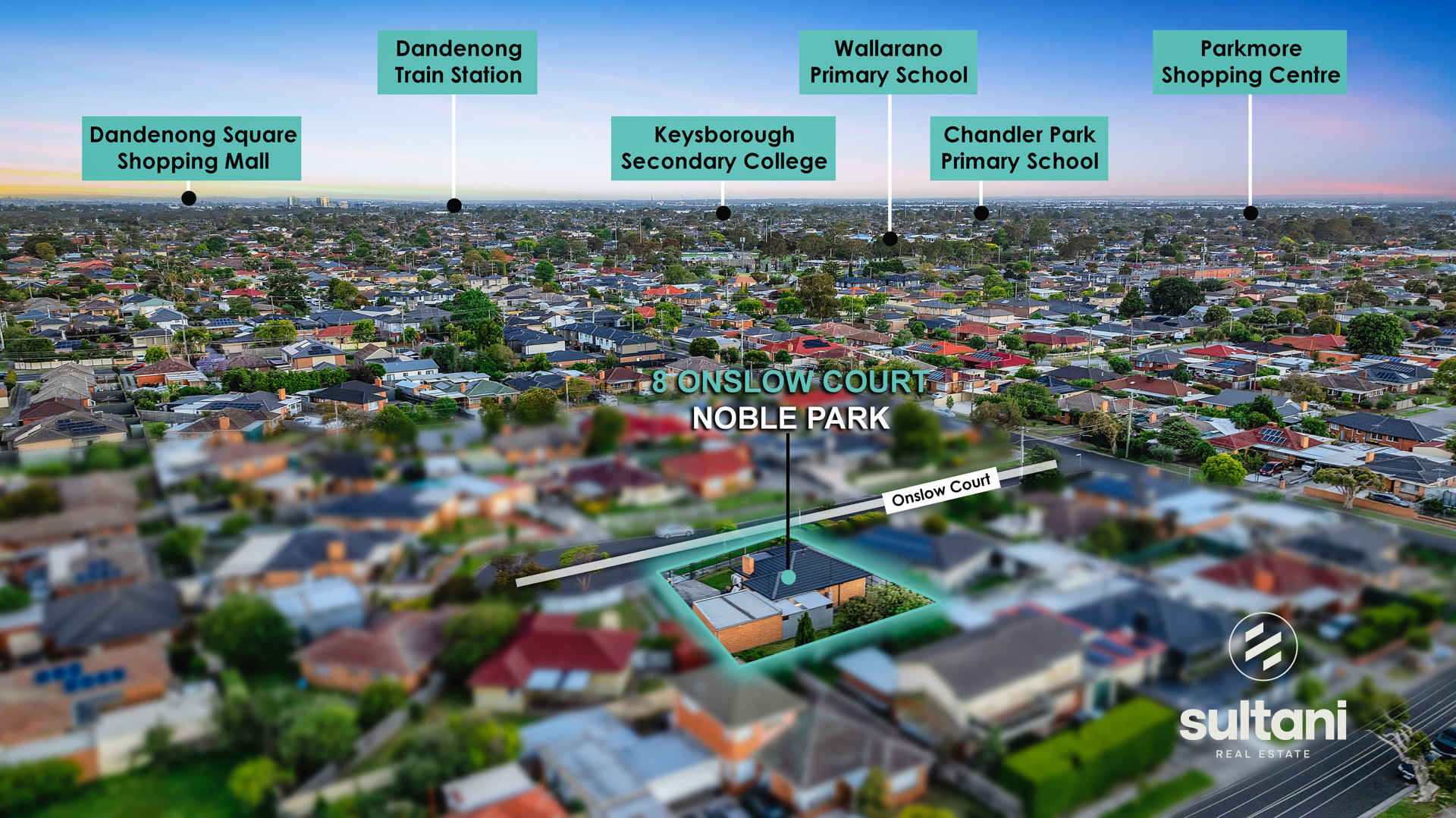 3-bedroom house at 8 ONSLOW COURT, Noble Park VIC 3174, Greater Dandenong, Victoria