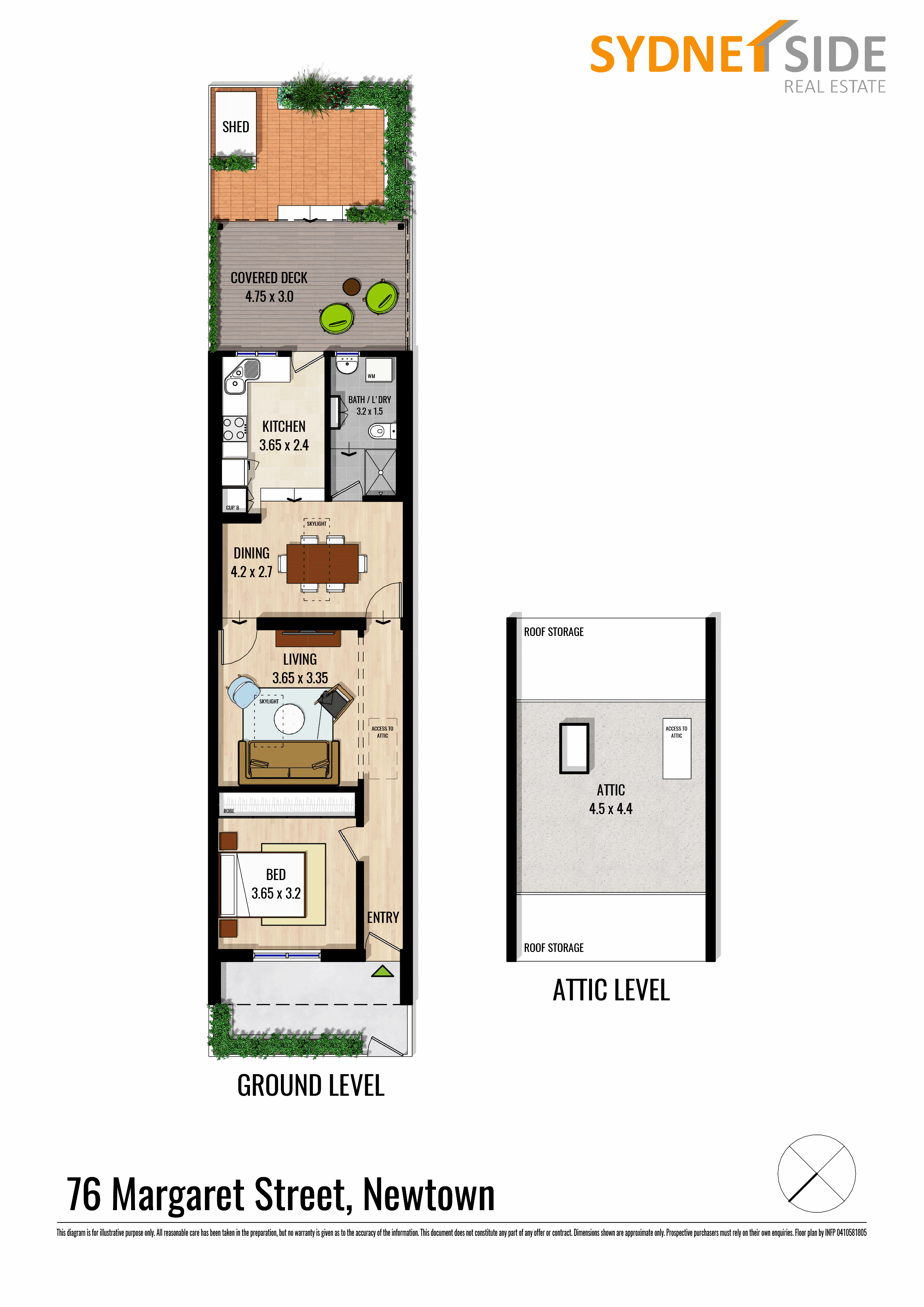 1-bedroom house at 76 MARGARET STREET, Newtown NSW 2042, Sydney, New South Wales
