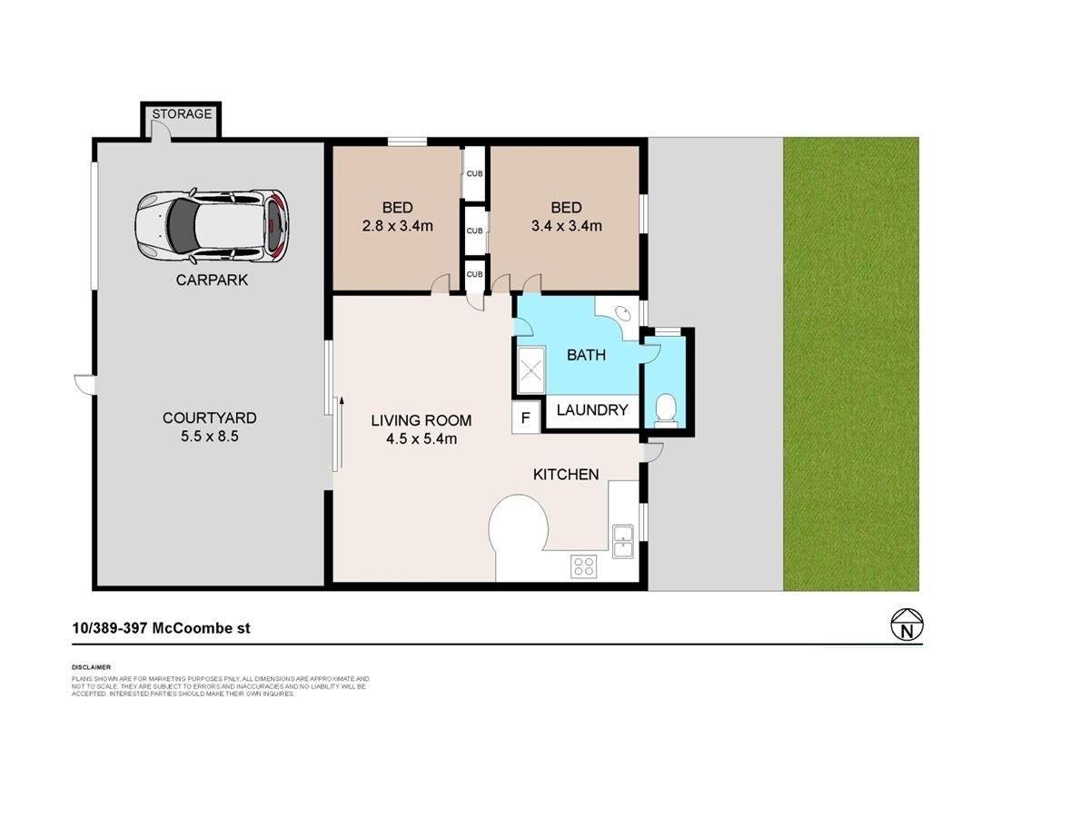 2-bedroom unit at 10/389-397 Mccoombe Street, Mooroobool, Qld, 4870, , Queensland