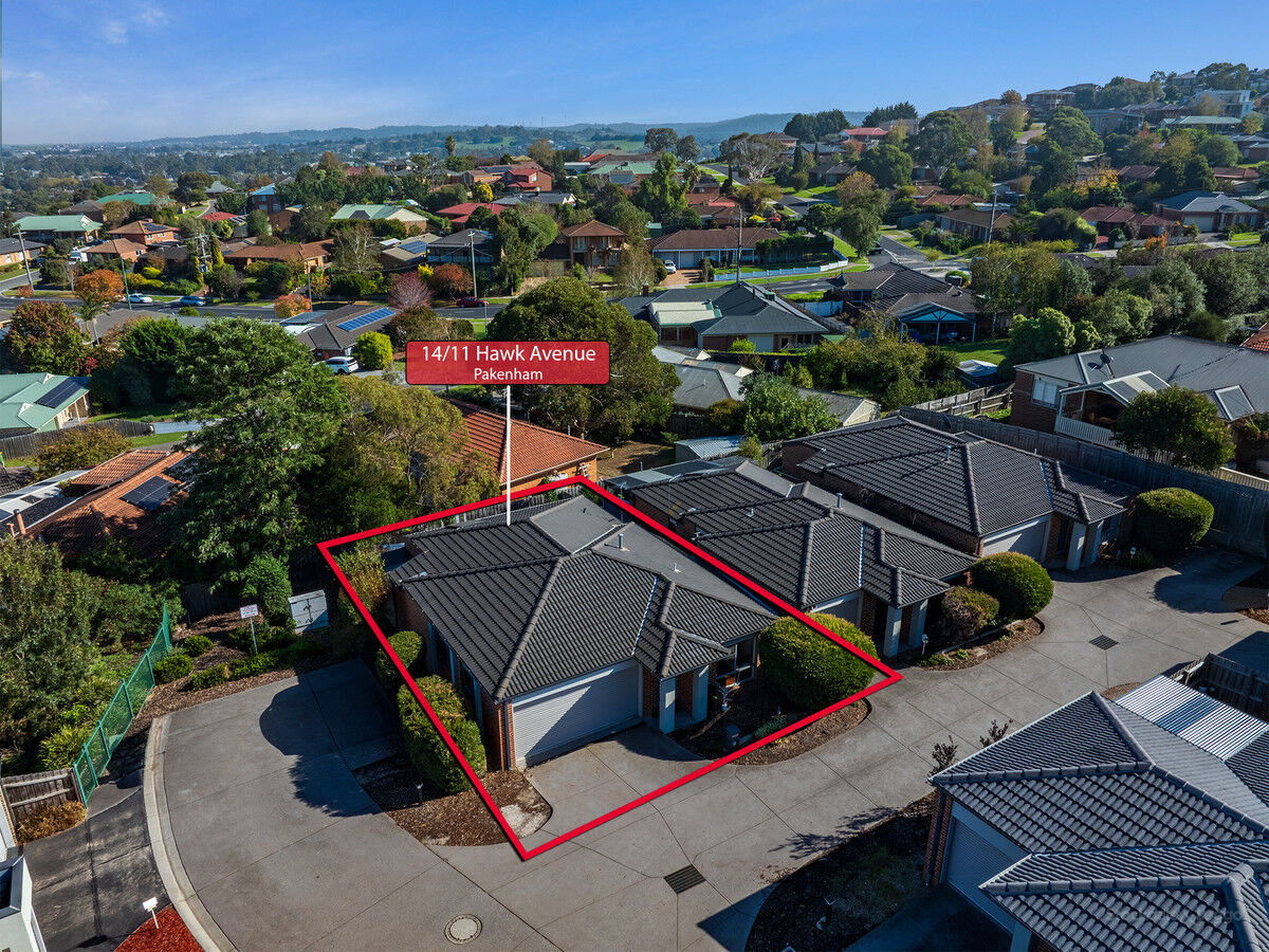 3-bedroom unit at UNIT 14 11 HAWK AVENUE, Pakenham VIC 3810, Cardinia, Victoria