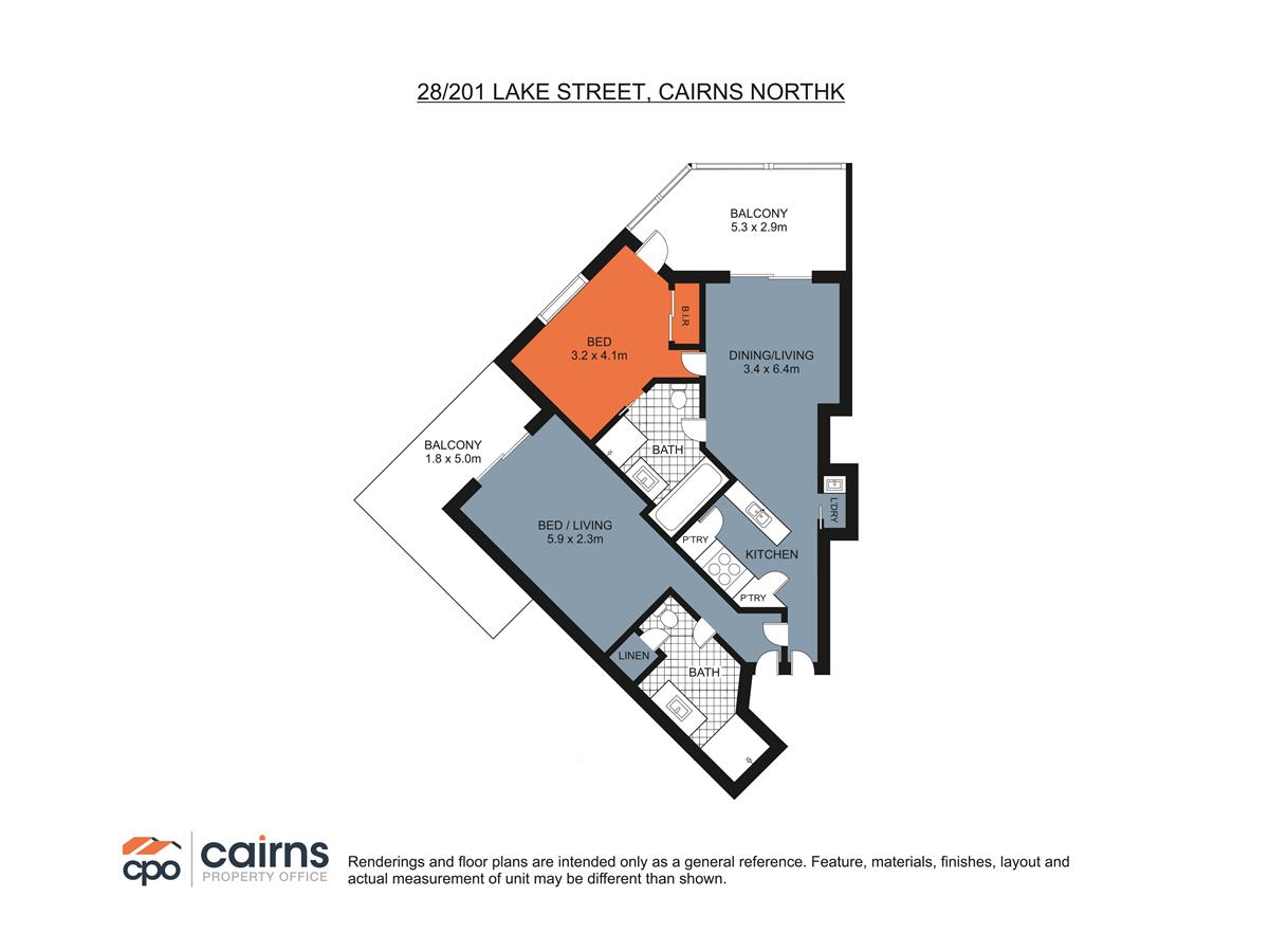 2-bedroom unit at 28 199-201 LAKE STREET, CAIRNS NORTH QLD 4870, Cairns, Queensland