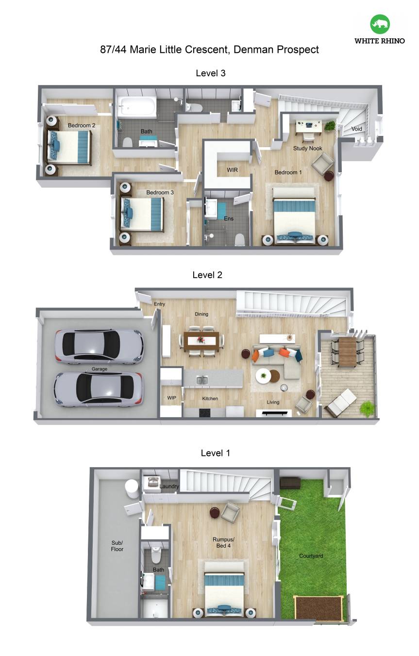4-bedroom unit at UNIT 87 ELODY 44 MARIE LITTLE CRESCENT, Denman Prospect ACT 2611, Unincorporated Act, Australian Capital Territory