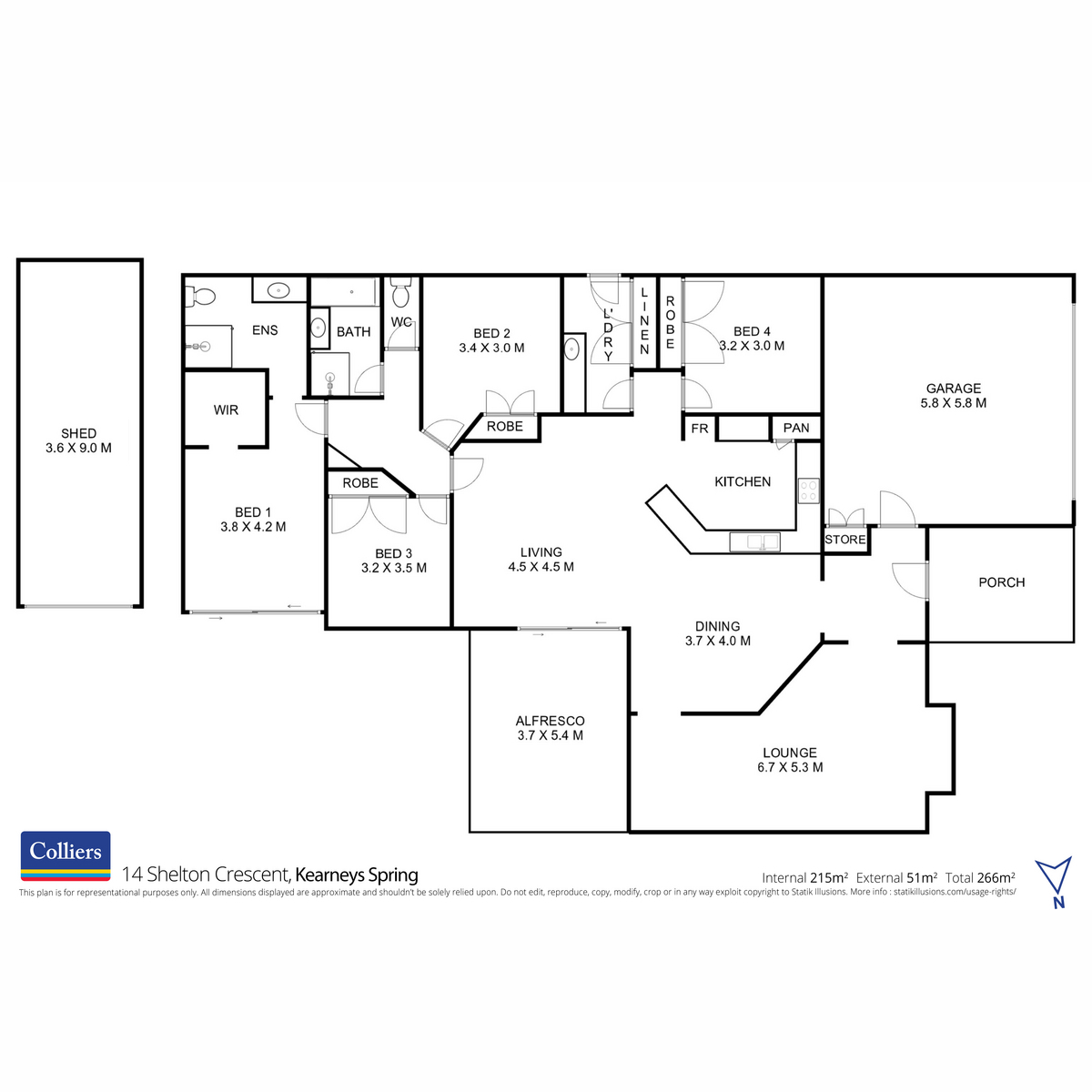 4-bedroom house at 14 Shelton Crescent, Kearneys Spring, QLD 4350, Toowoomba, Queensland