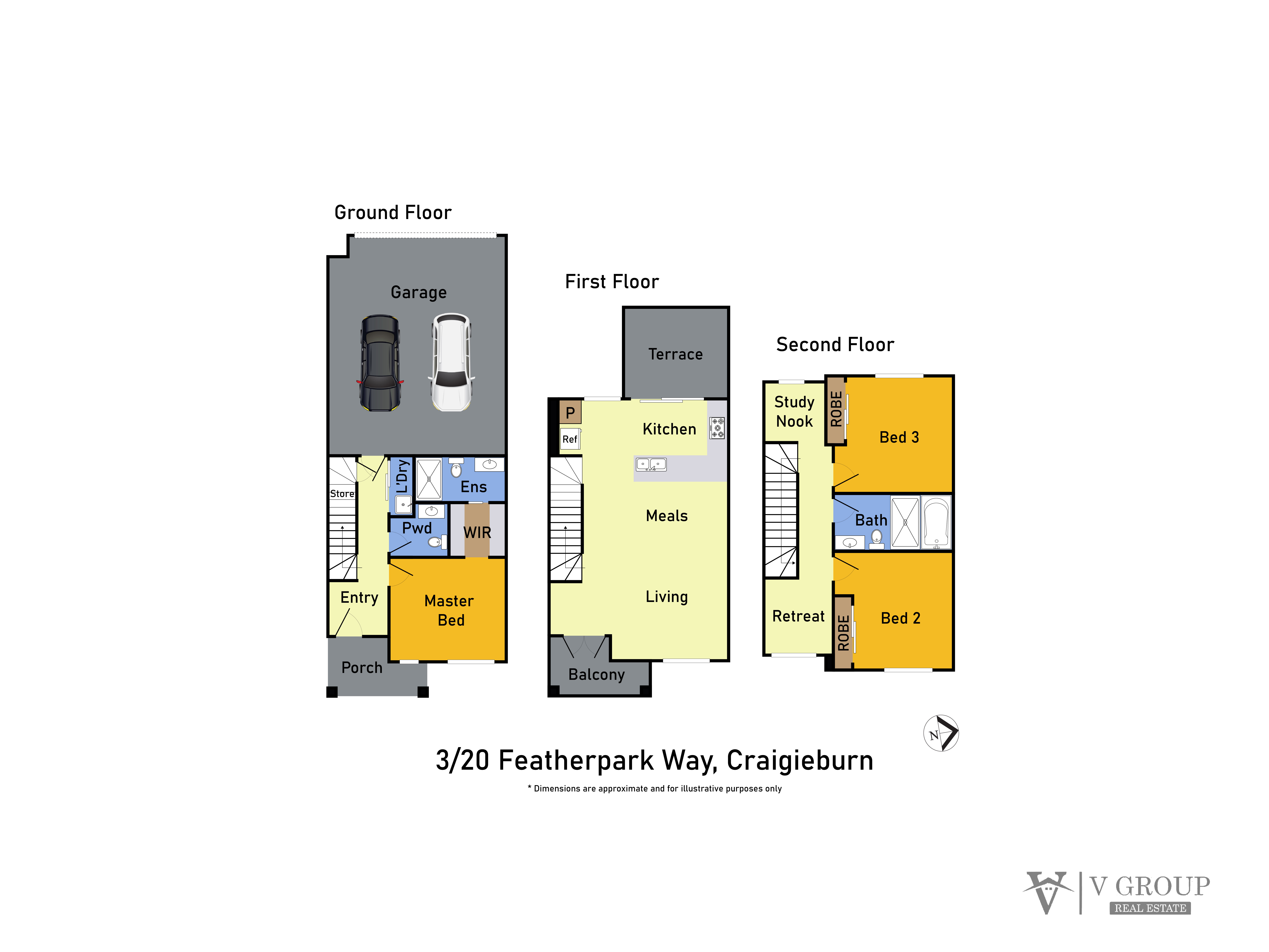 3-bedroom unit at 3/20 Featherpark Way, Craigieburn, VIC 3064, Hume, Victoria